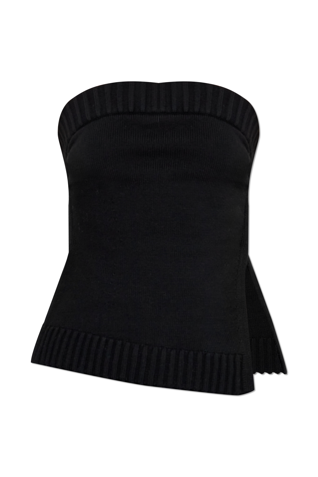 Cult Gaia Top `Lou`, Kobiety, Czarny