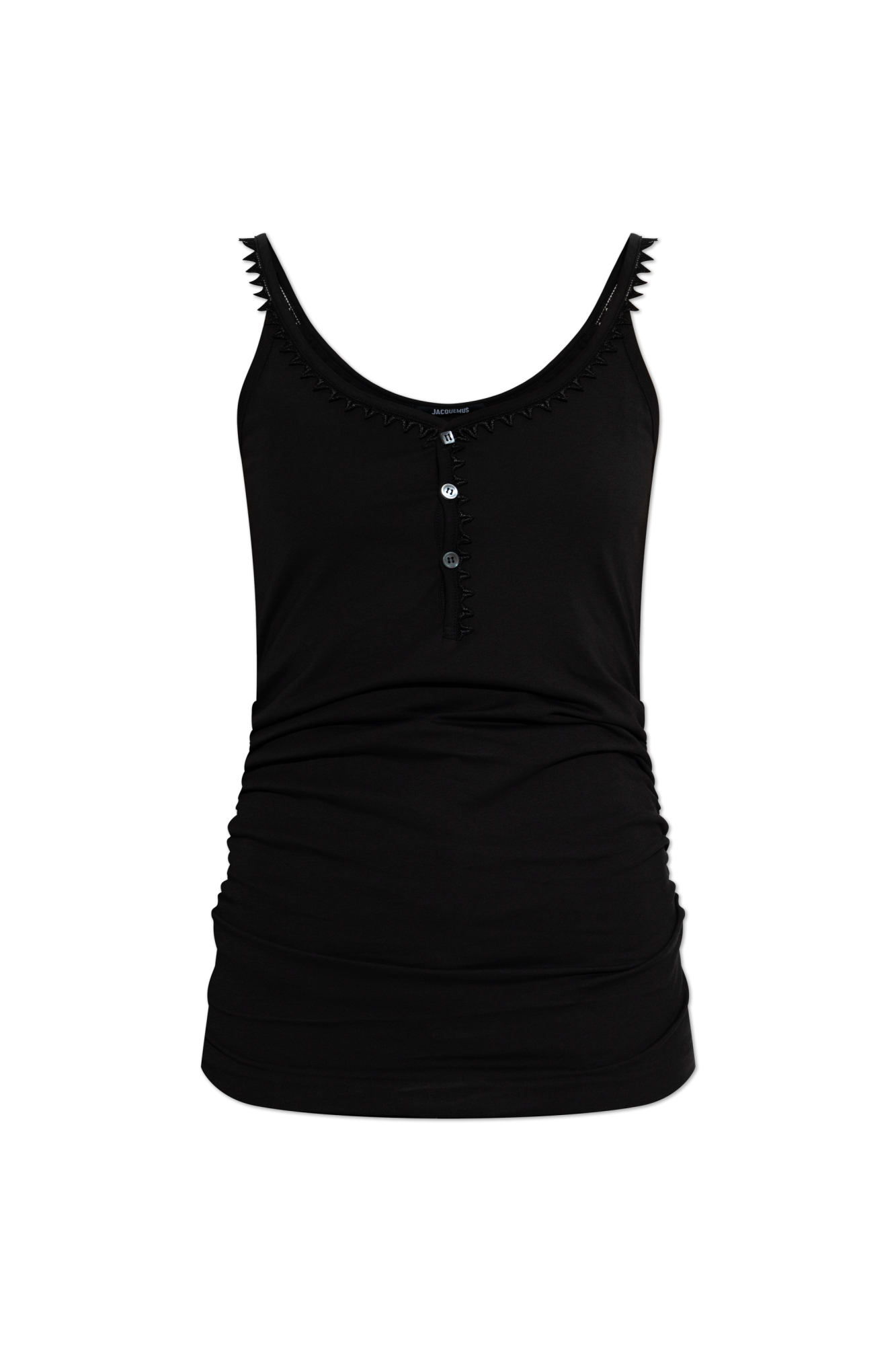 Jacquemus Top Na Ramiączkach, Kobiety, Czarny