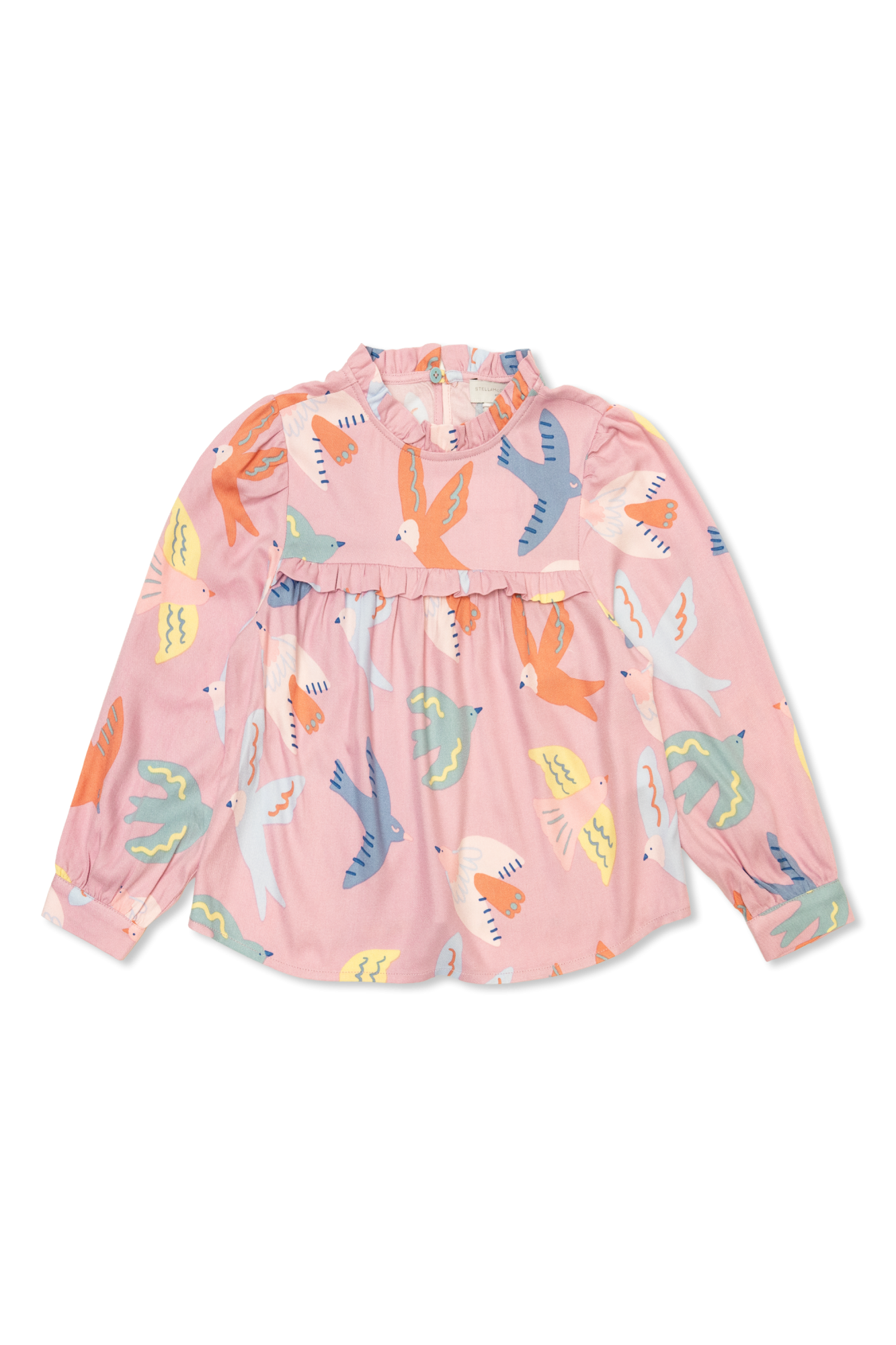 Stella McCartney Kids Top Ze Stójką, Unisex, Różowy