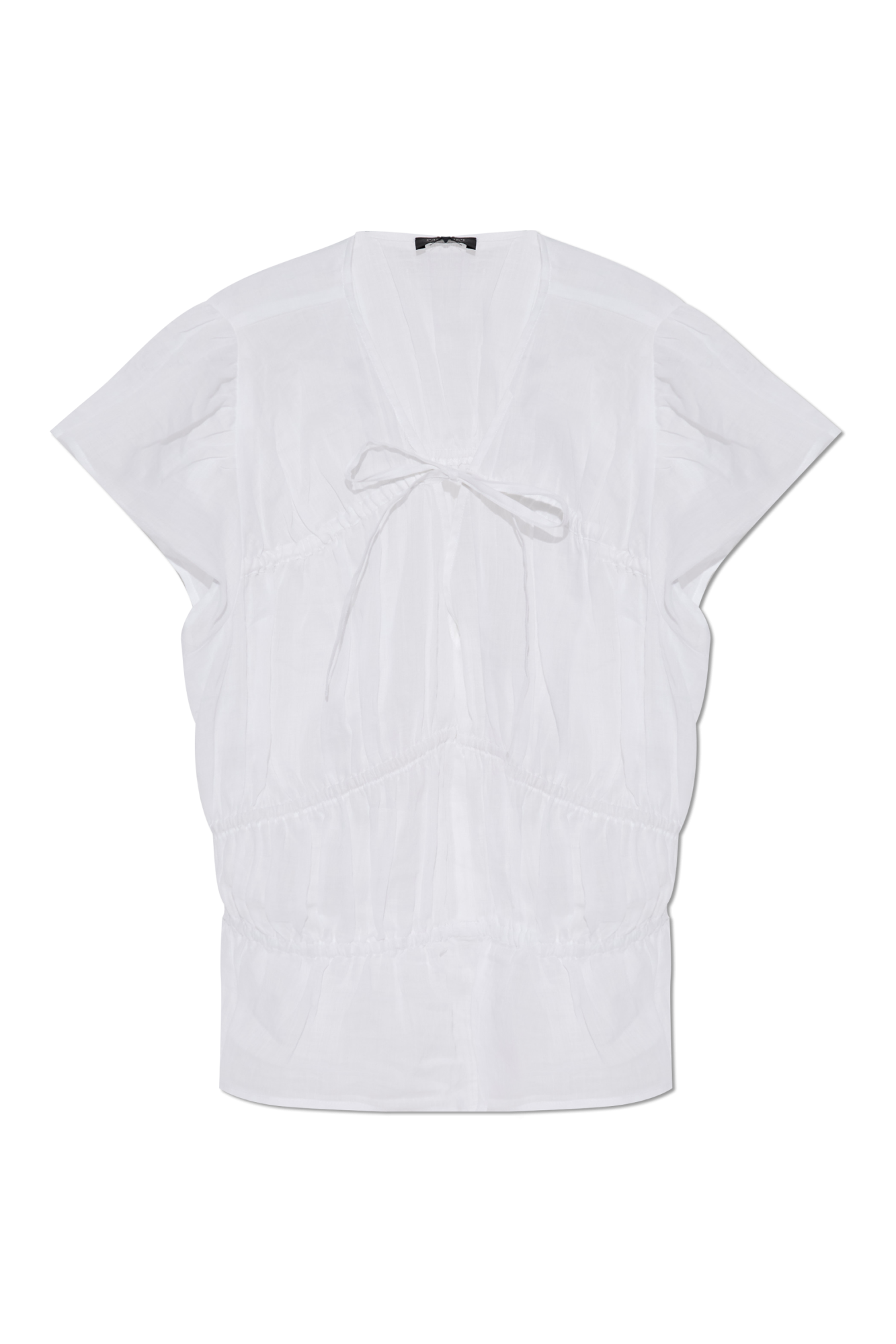 Rag & Bone Top Z Dekoltem W Serek, Kobiety, Biały