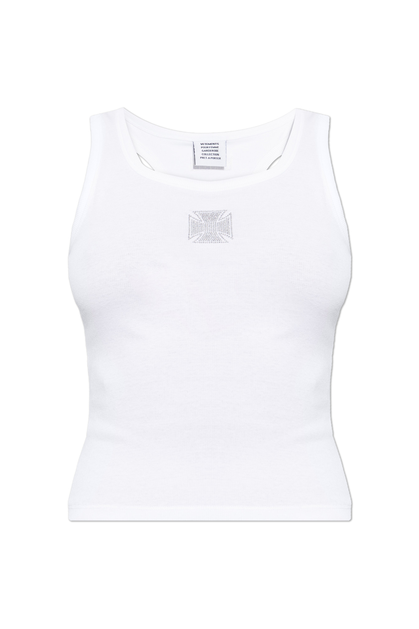 VETEMENTS Top Na Ramiączkach, Kobiety, Biały