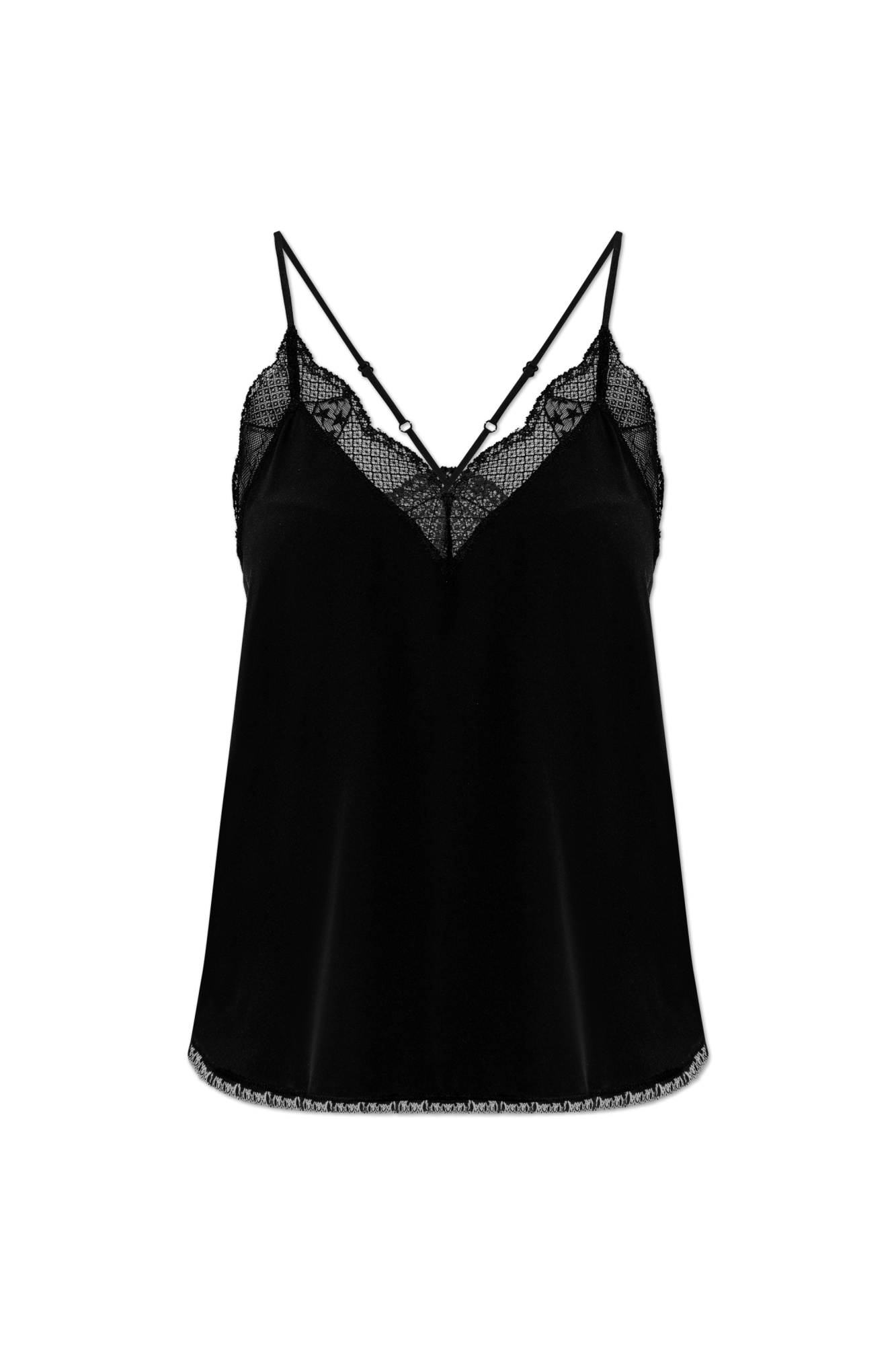 Zadig & Voltaire Top `Christy`, Kobiety, Czarny