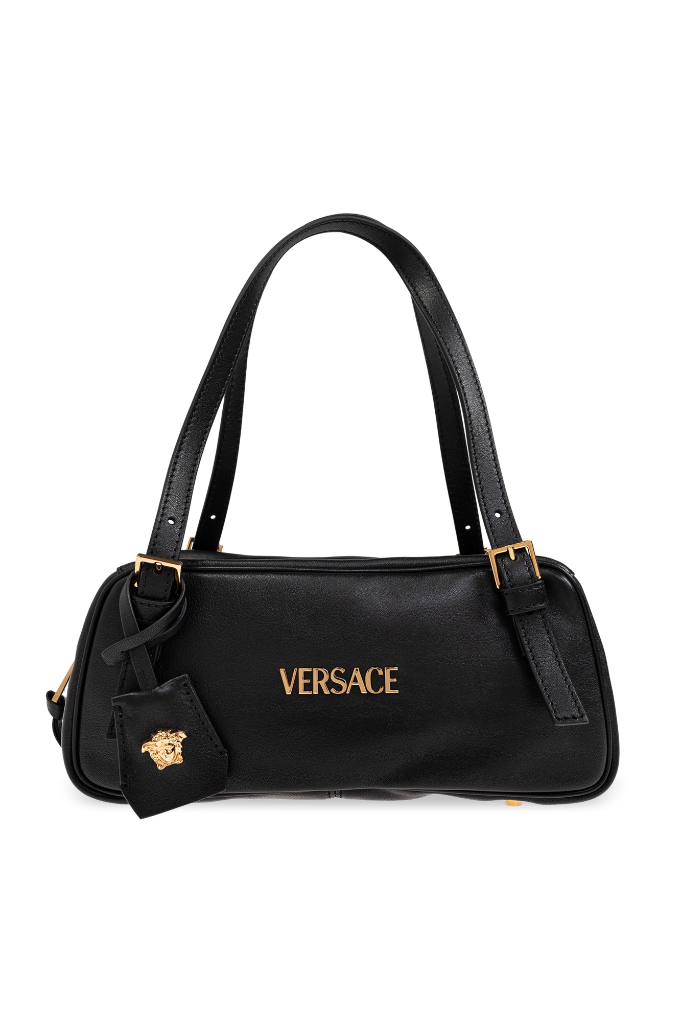 Versace Torba Na Ramię `Tag Bowling`, Kobiety, Czarny