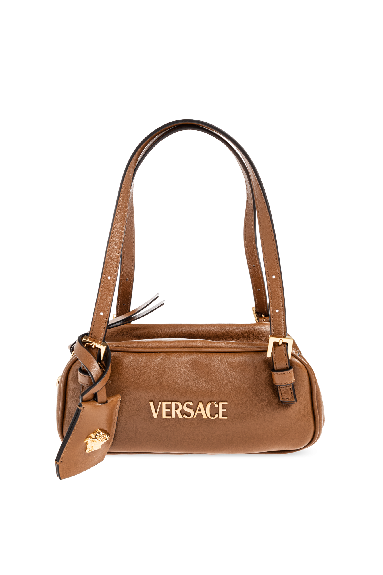 Versace Torba `Tag Bowling Mini`, Kobiety, Brązowy