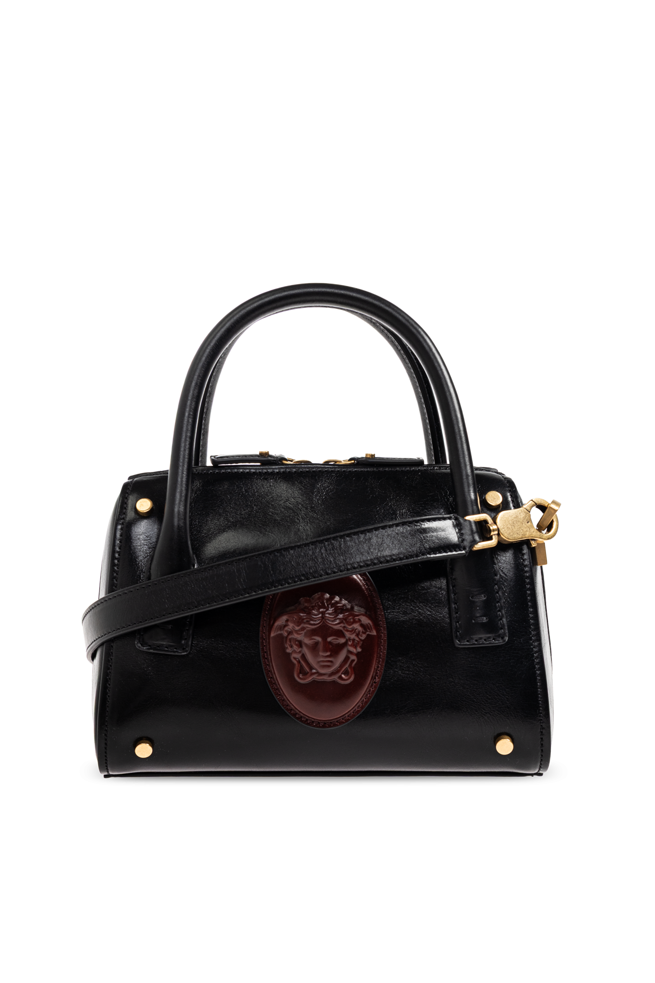 Versace Torba Do Ręki `Roomy Boston Small`, Kobiety, Czarny