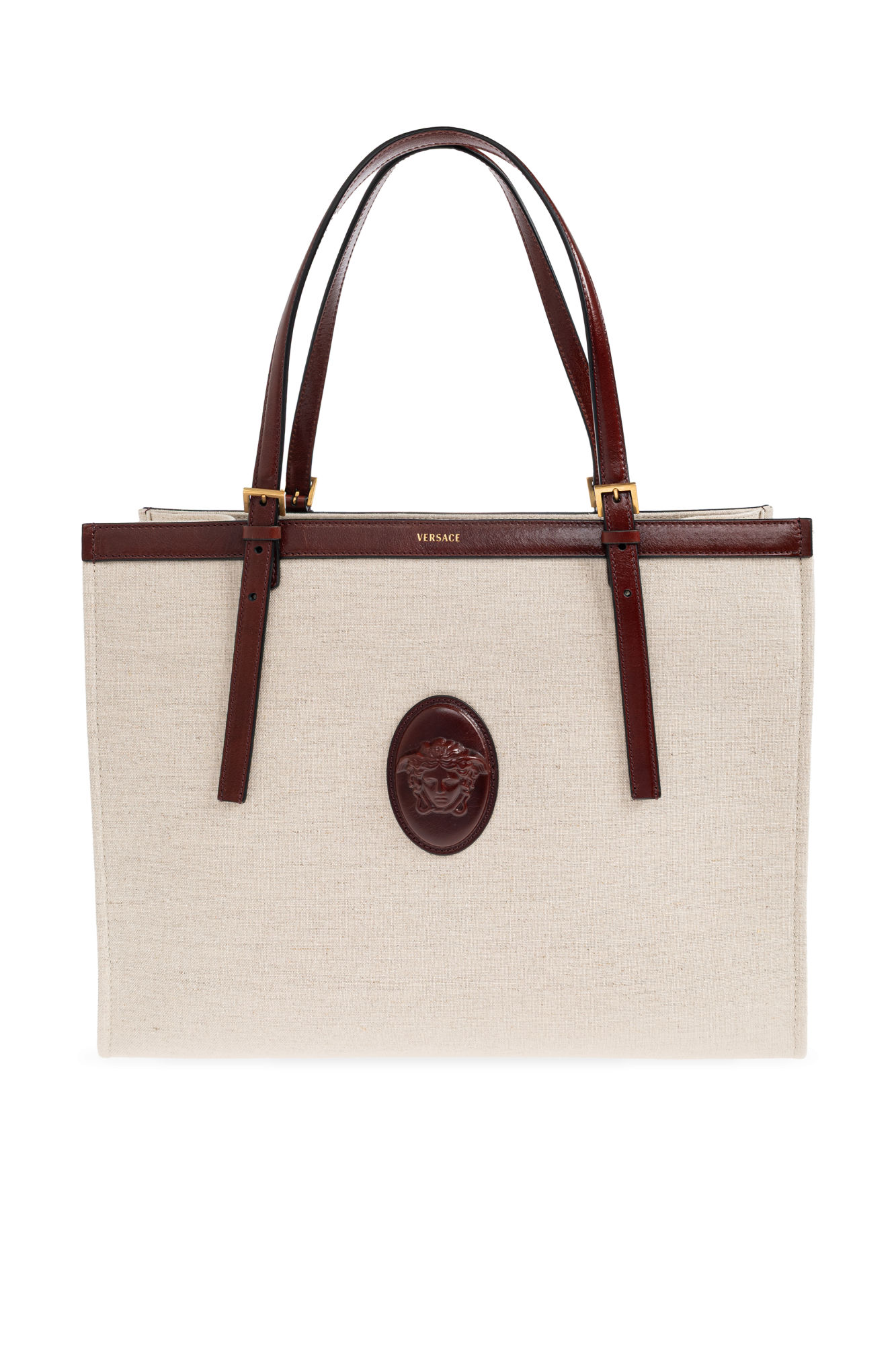 Versace Torba `Rivire Large` Typu `shopper`, Kobiety, Kremowy