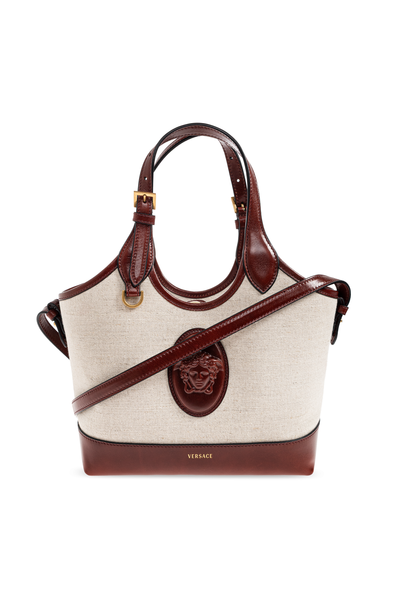Versace Torba `Rivire Small` Typu `shopper`, Kobiety, Kremowy