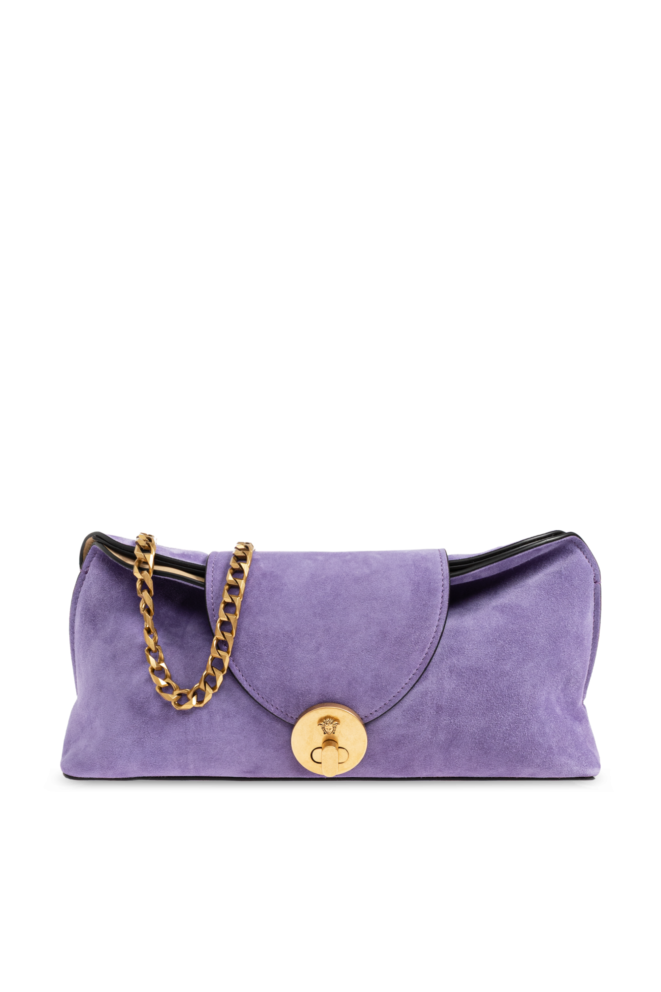 Versace Zamszowa Torba `Vivian`, Kobiety, Fioletowy