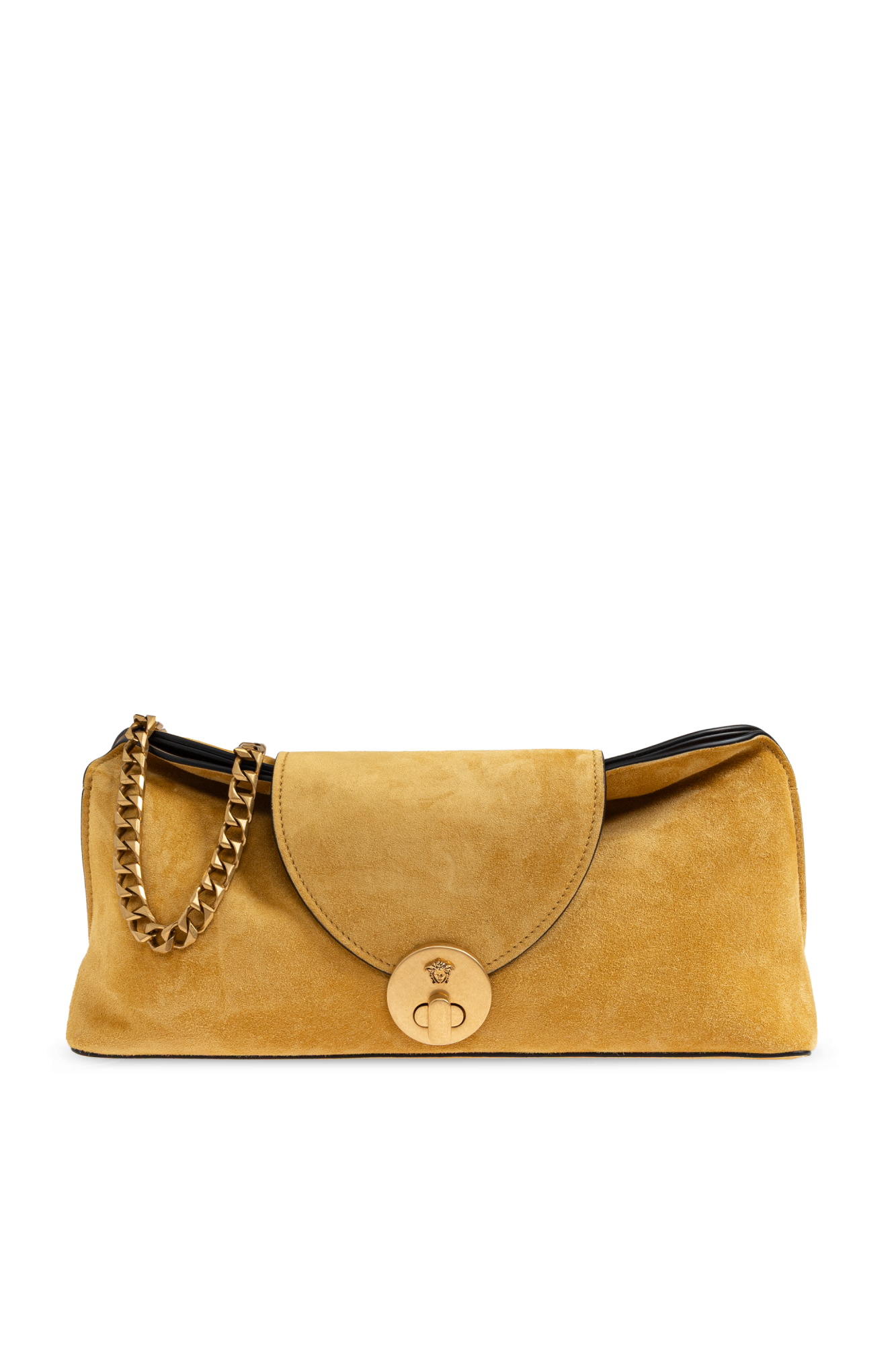 Versace Zamszowa Torba `Vivian`, Kobiety, żółty