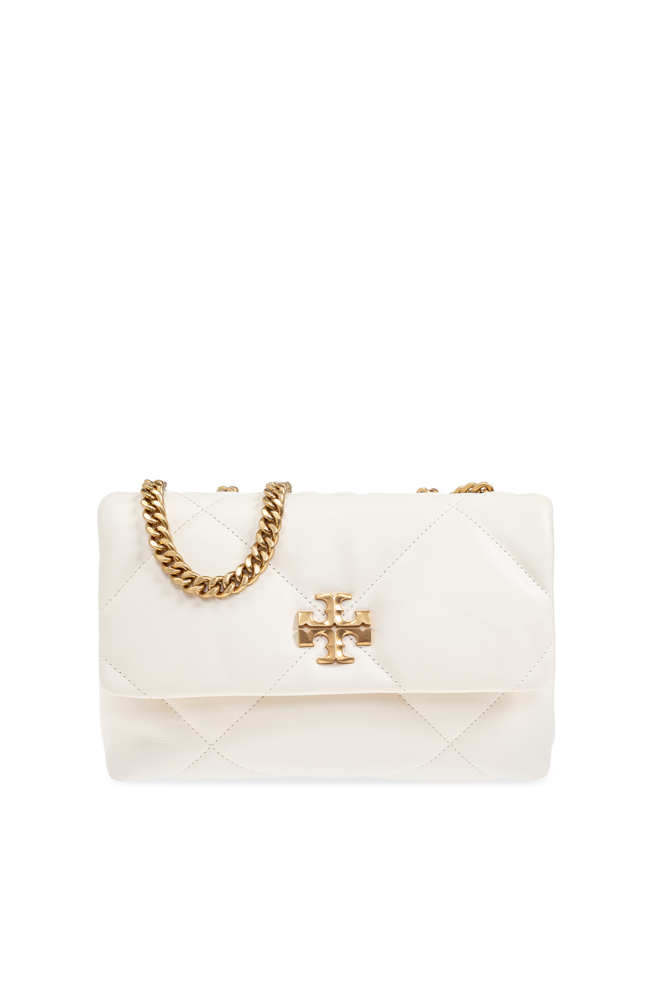 Tory Burch Torba Na Ramię `Kira Diamond Small`, Kobiety, Kremowy
