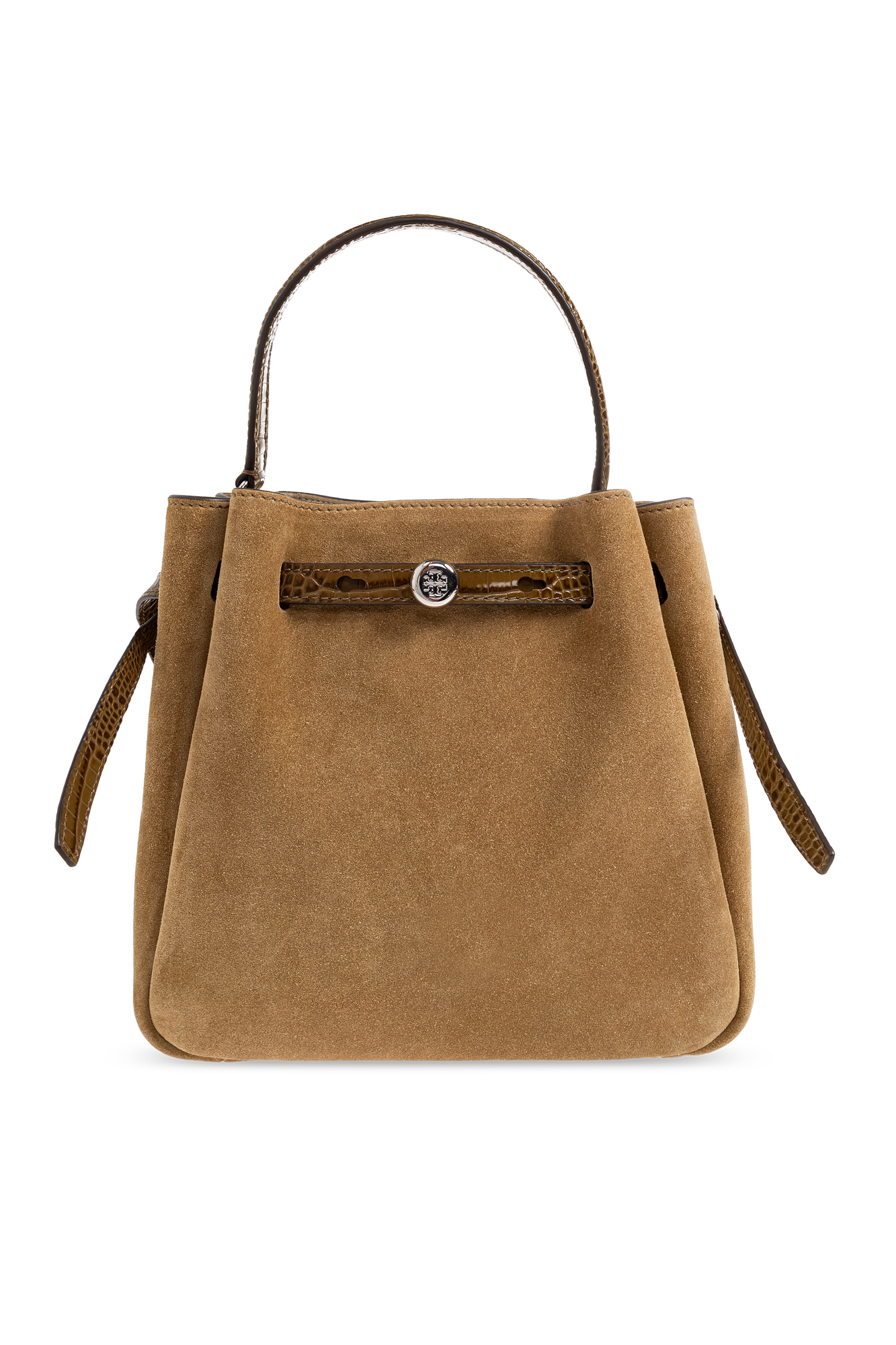 Tory Burch Zamszowa Torba `Romy`, Kobiety, Brązowy