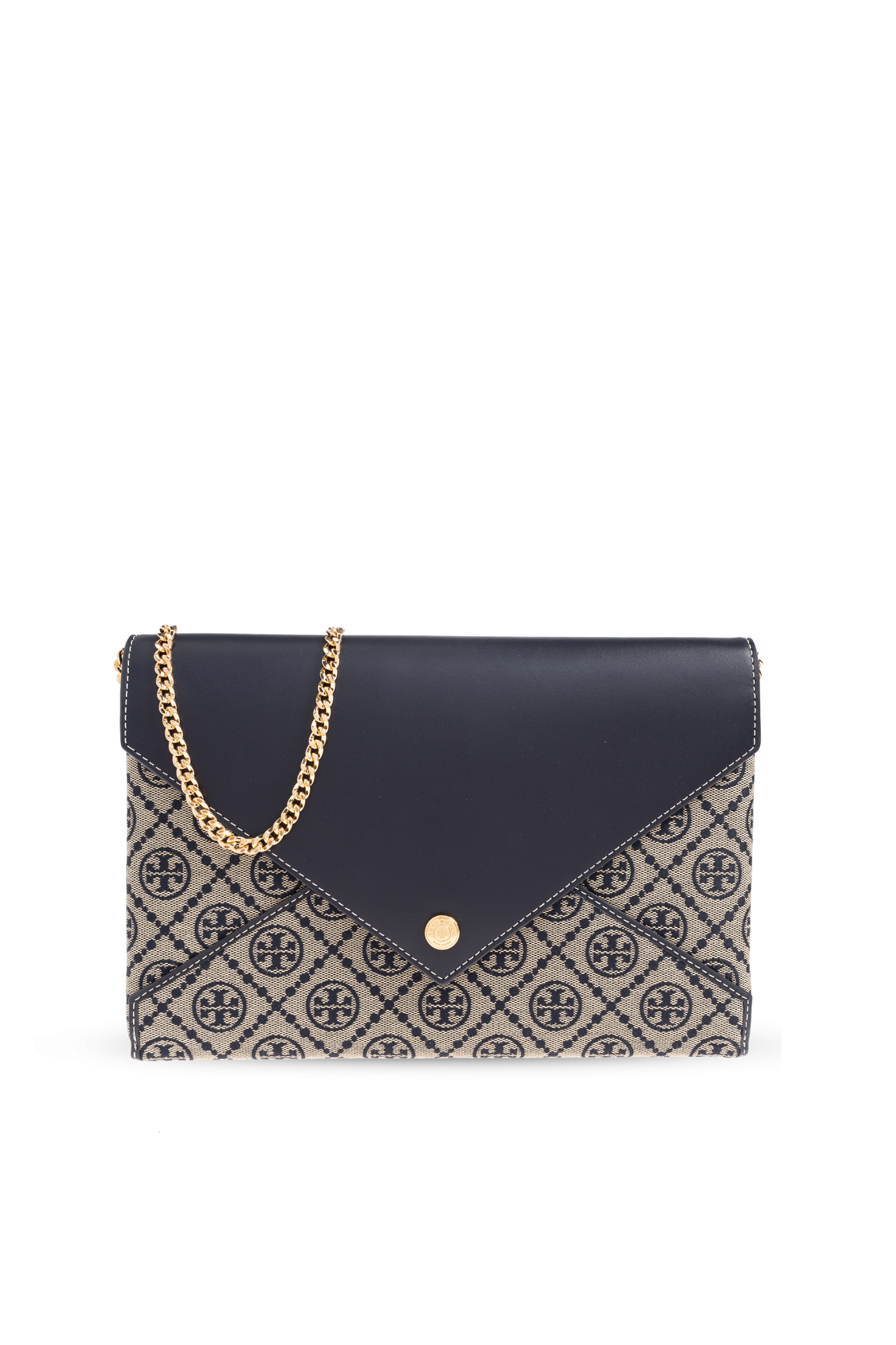 Tory Burch Kopertówka  `T Monogram`, Kobiety, Granatowy