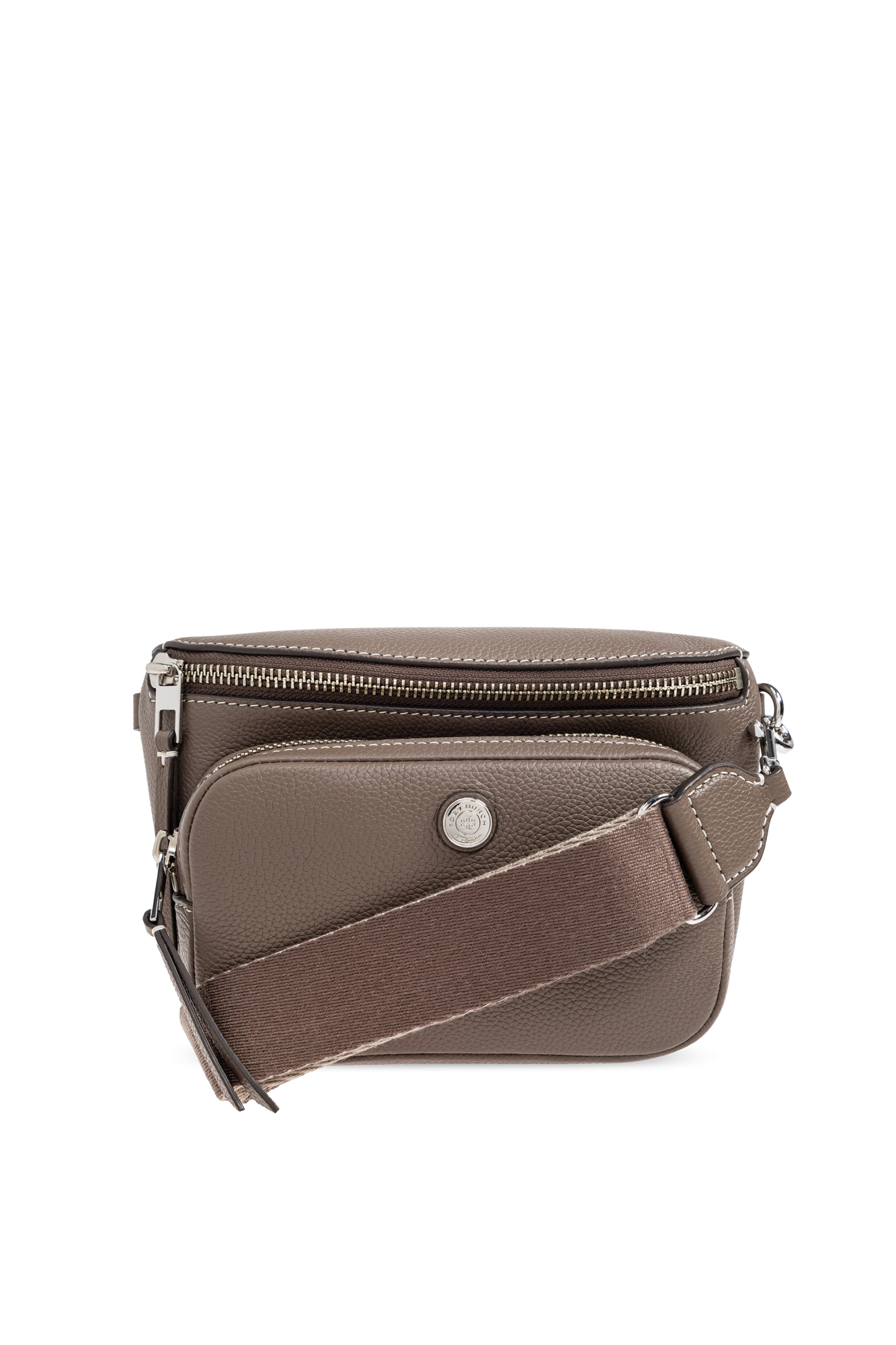 Tory Burch Torba Ramię `T Monogram Mini`, Kobiety, Szary