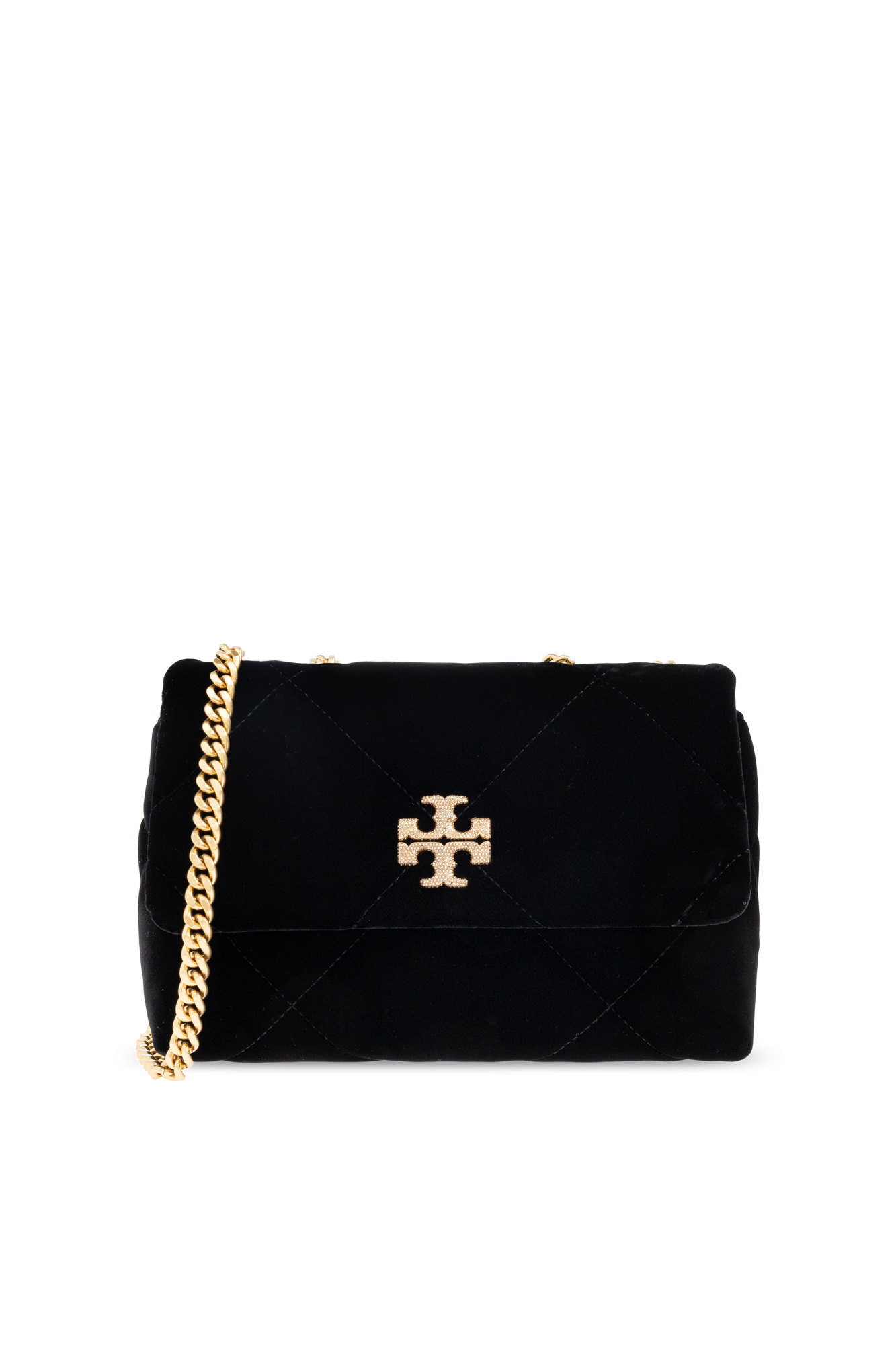 Tory Burch Torba Na Ramię `Kira Diamond Small`, Kobiety, Czarny