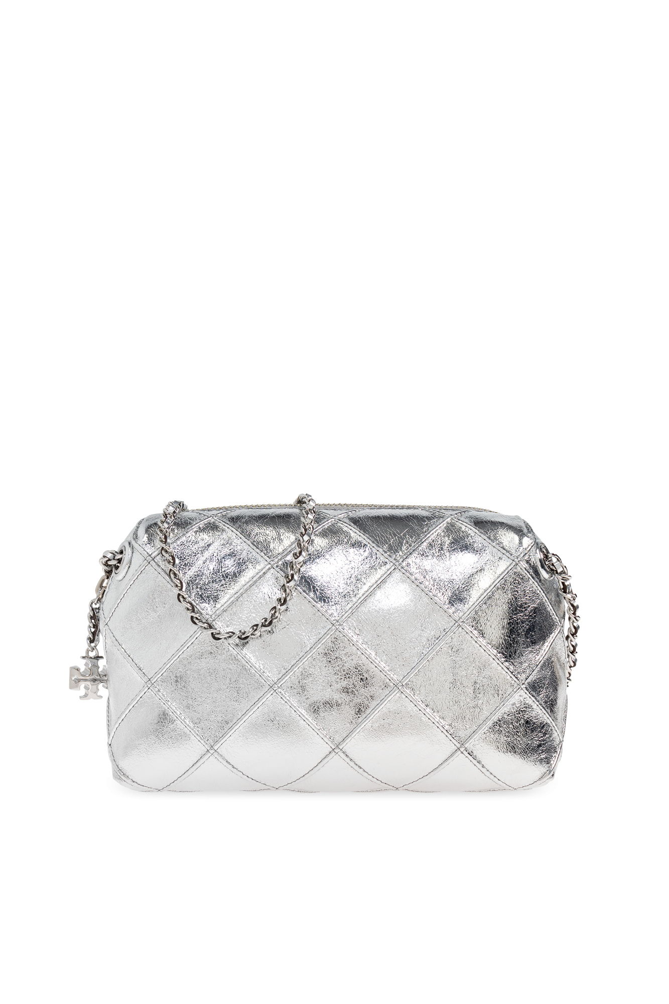 Tory Burch Torba Na Ramię `Fleming`, Kobiety, Srebrny