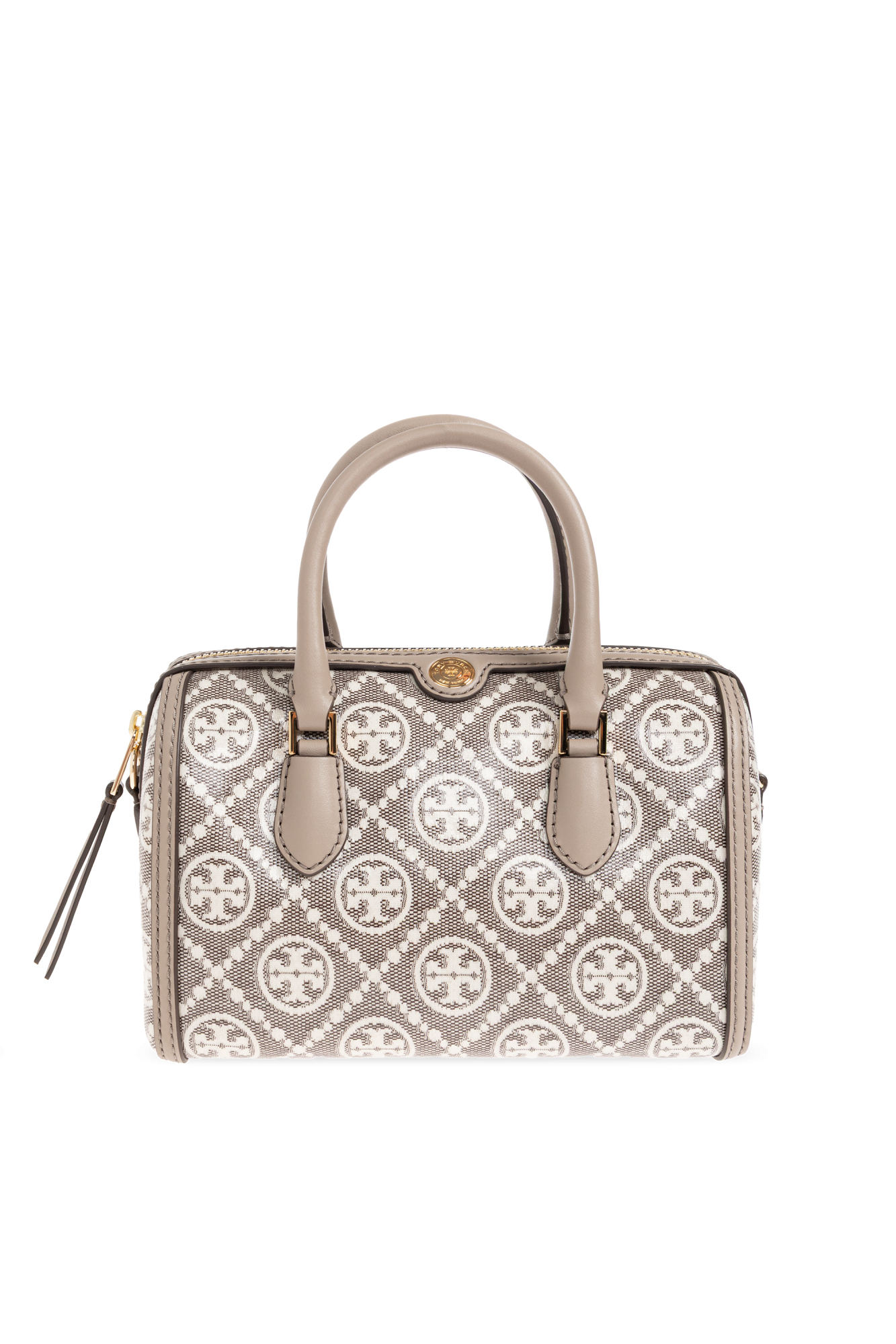 Tory Burch Torba Z Monogramem, Kobiety, Beżowy