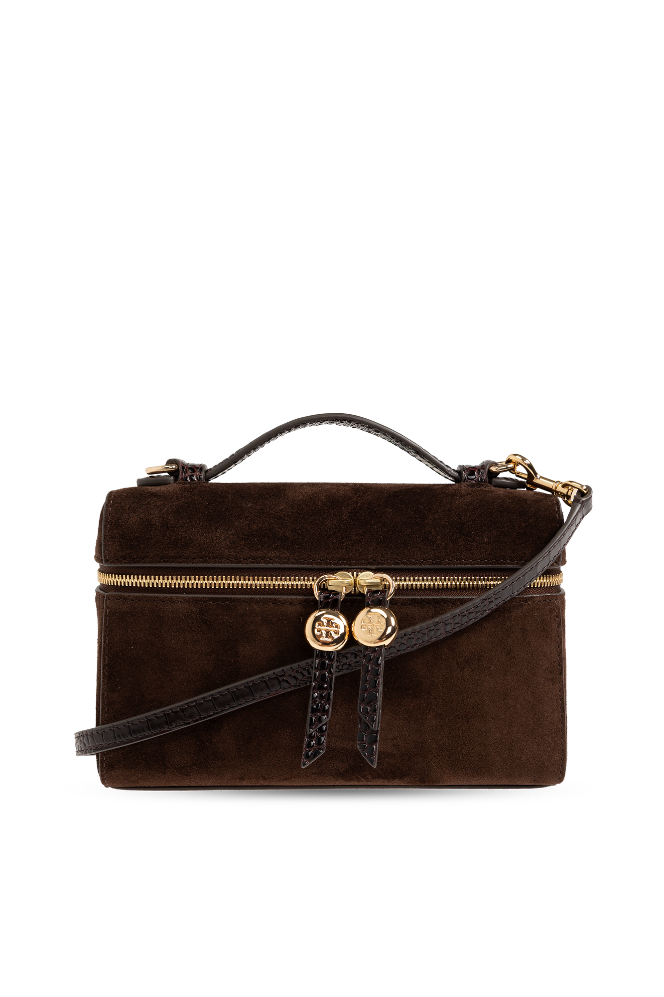 Tory Burch Zamszowa  Torba `Romy`, Kobiety, Brązowy