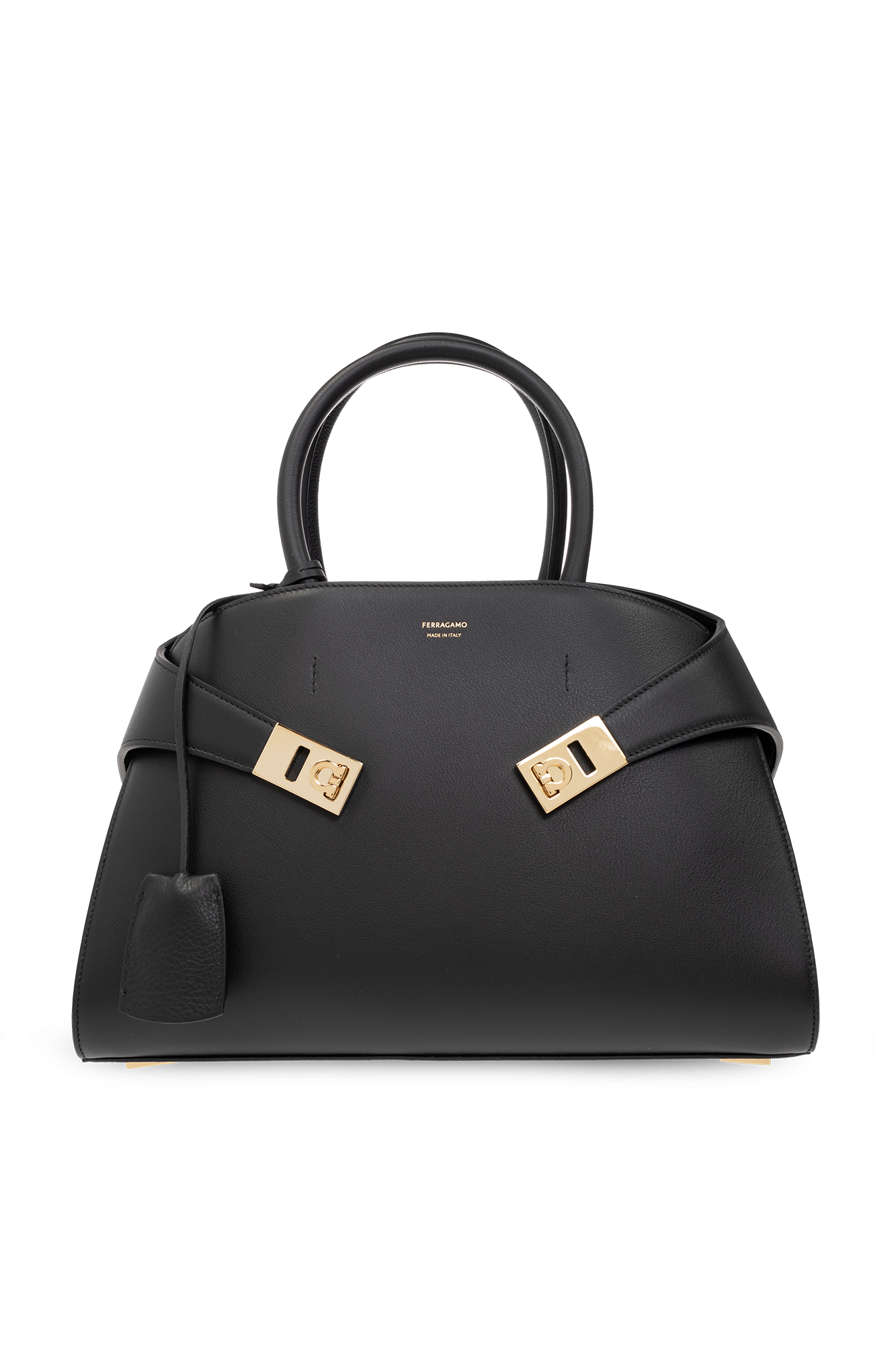 FERRAGAMO Torba Do Ręki ‘Hug’, Kobiety, Czarny