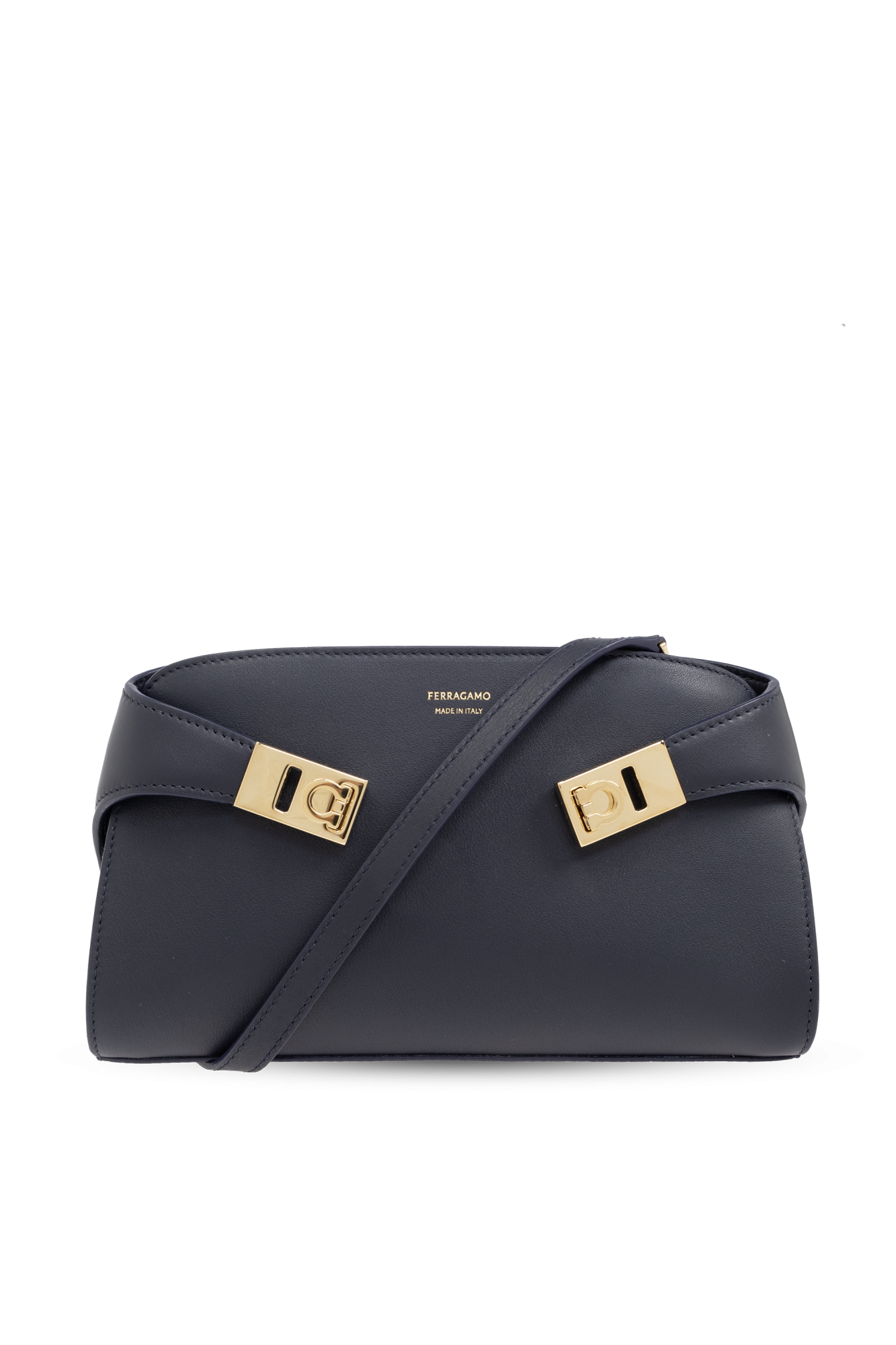 FERRAGAMO Torba Na Ramię ‘Hug’, Kobiety, Granatowy
