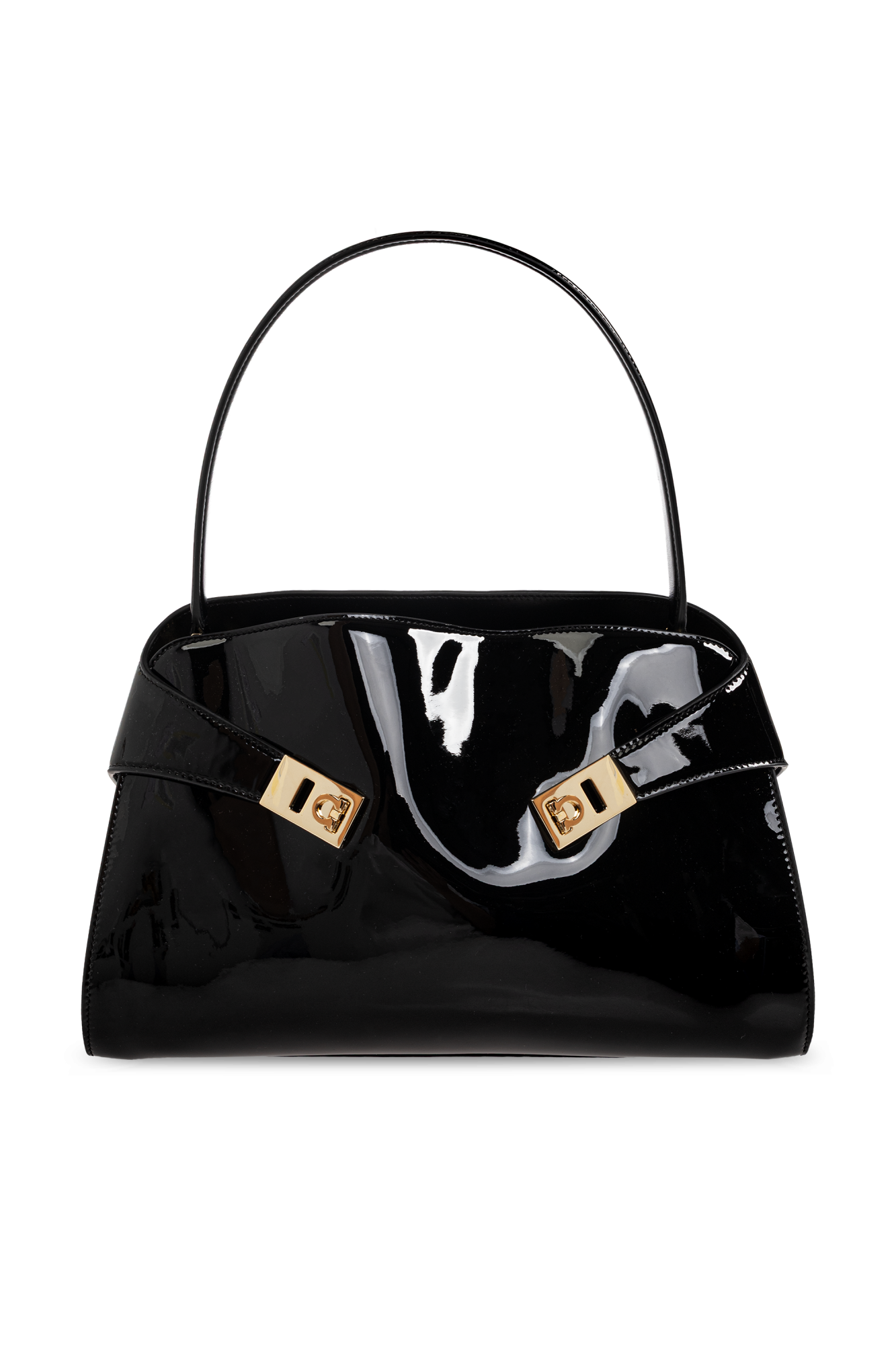 FERRAGAMO Torba `Hug`, Kobiety, Czarny