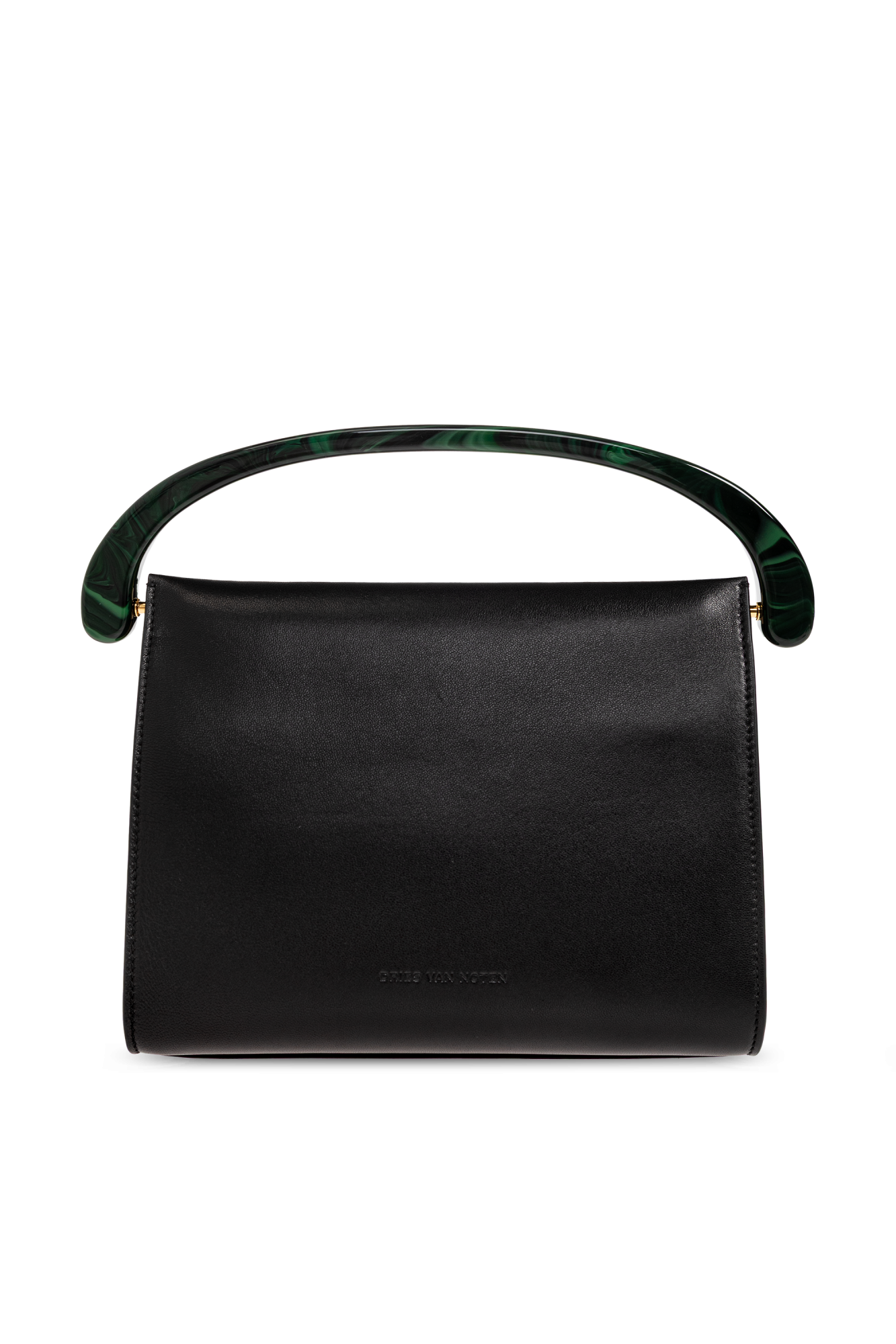 Dries Van Noten Skórzana Torba, Kobiety, Czarny