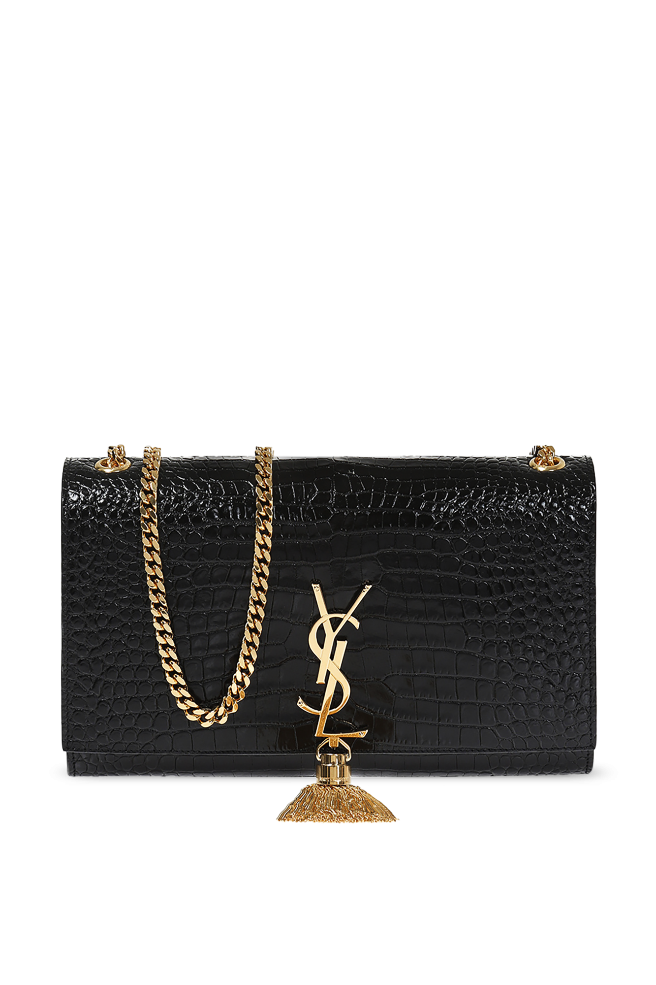 Saint Laurent Torba Na Ramię ‘Kate’, Kobiety, Czarny