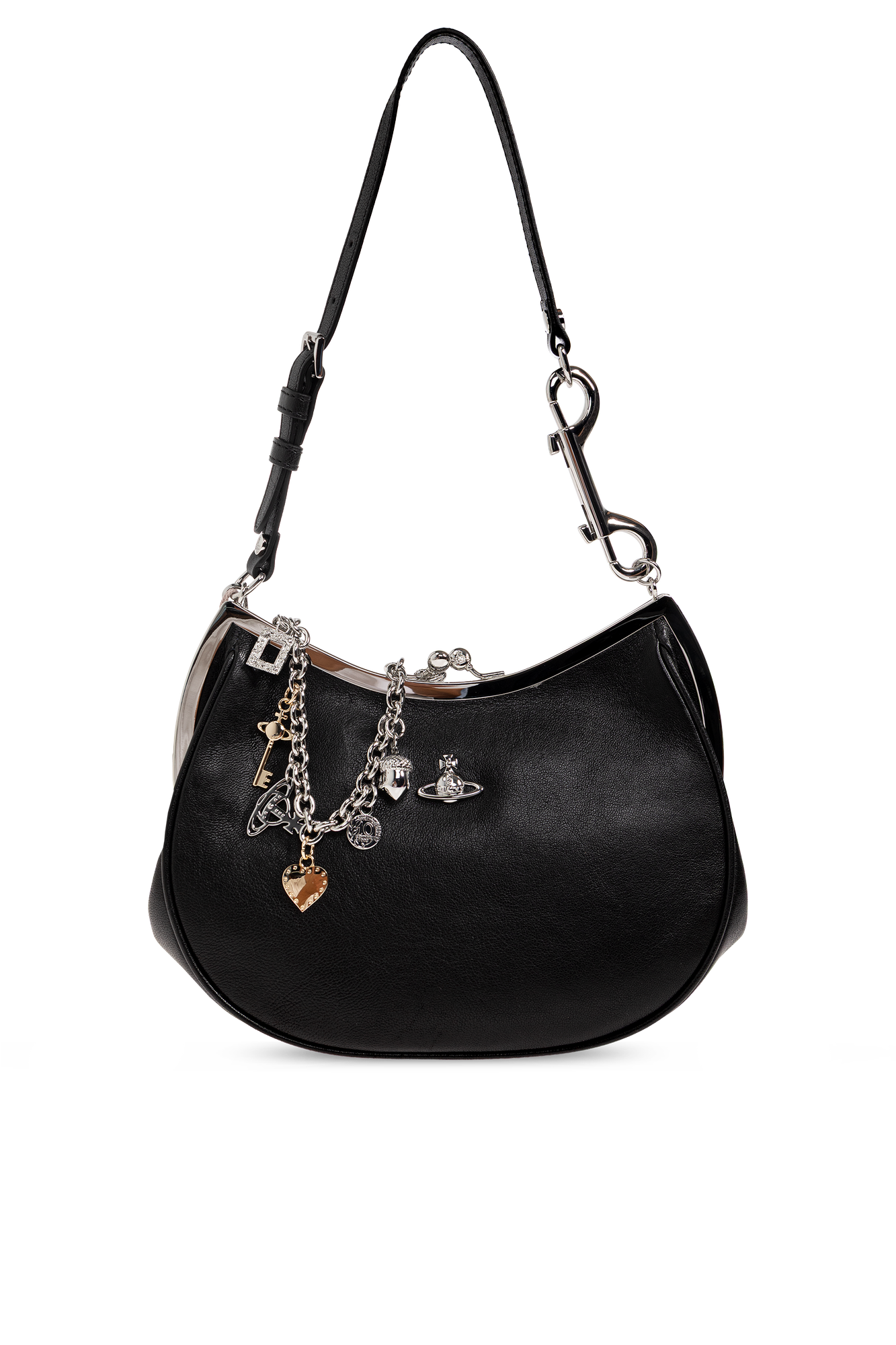 Vivienne Westwood Torba ‘Charm Frame’, Kobiety, Czarny