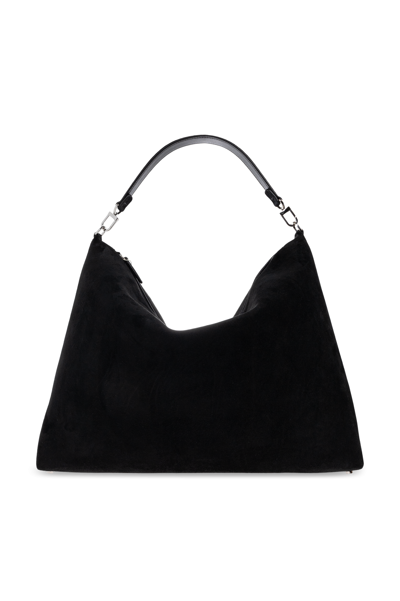 TOTEME Zamszowa Torba `Bevel`, Kobiety, Czarny