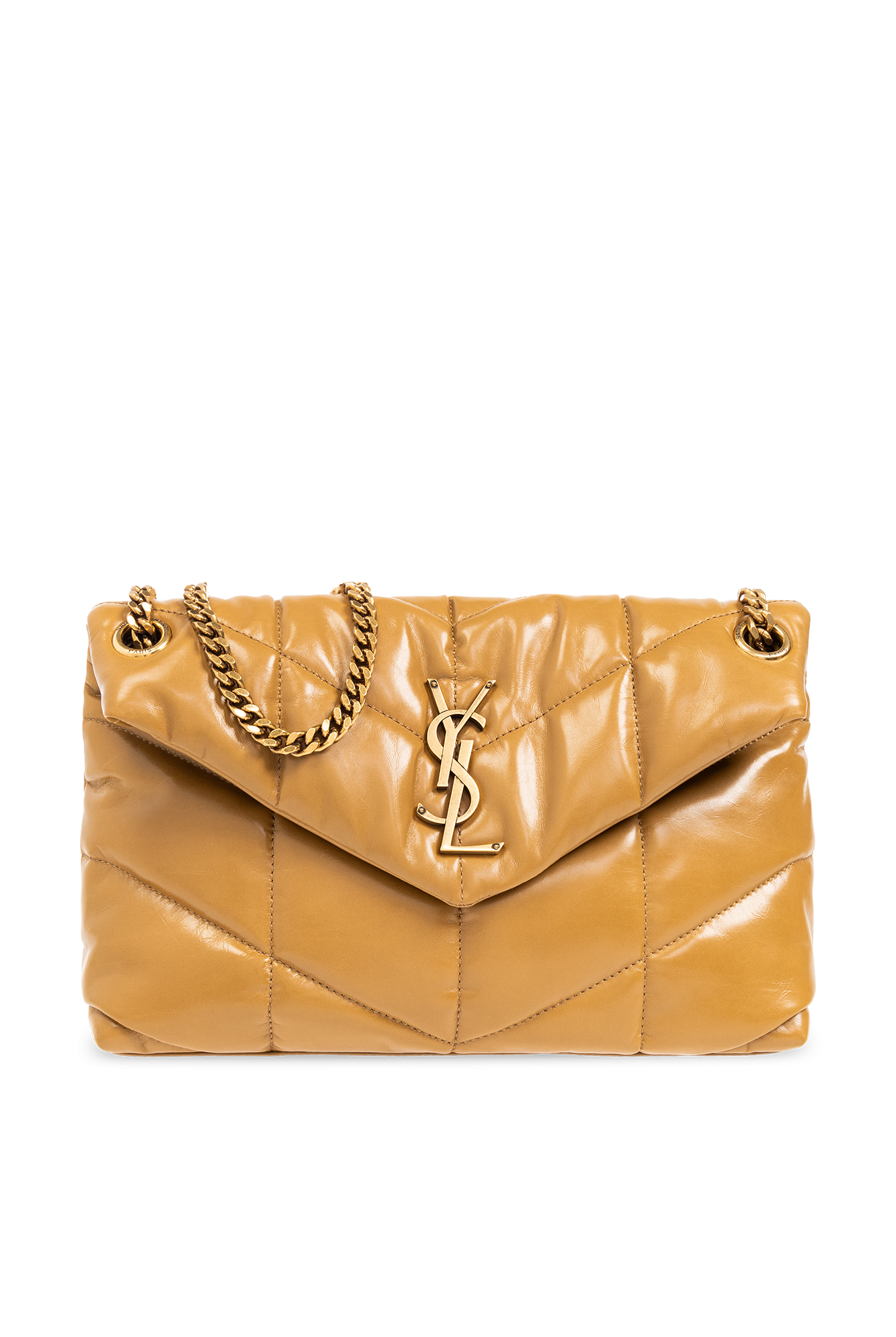 Saint Laurent Torba Na Ramię ‘Puffer Small’, Kobiety, Brązowy