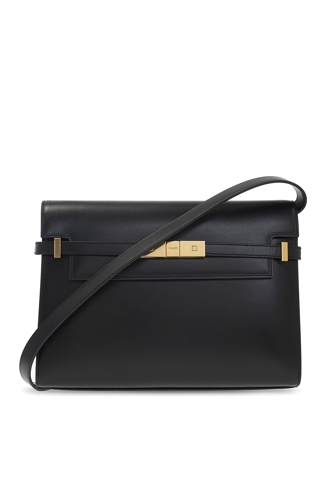 Saint Laurent Torba Na Ramię ‘Manhattan’, Kobiety, Czarny