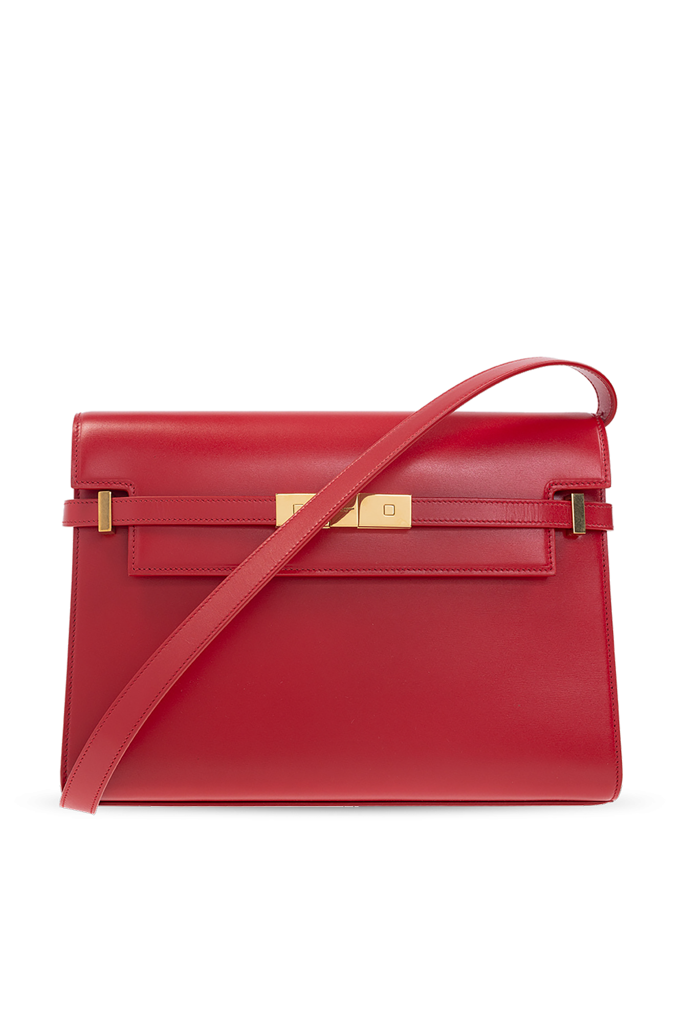 Saint Laurent Torba Na Ramię ‘Manhattan’, Kobiety, Czerwony