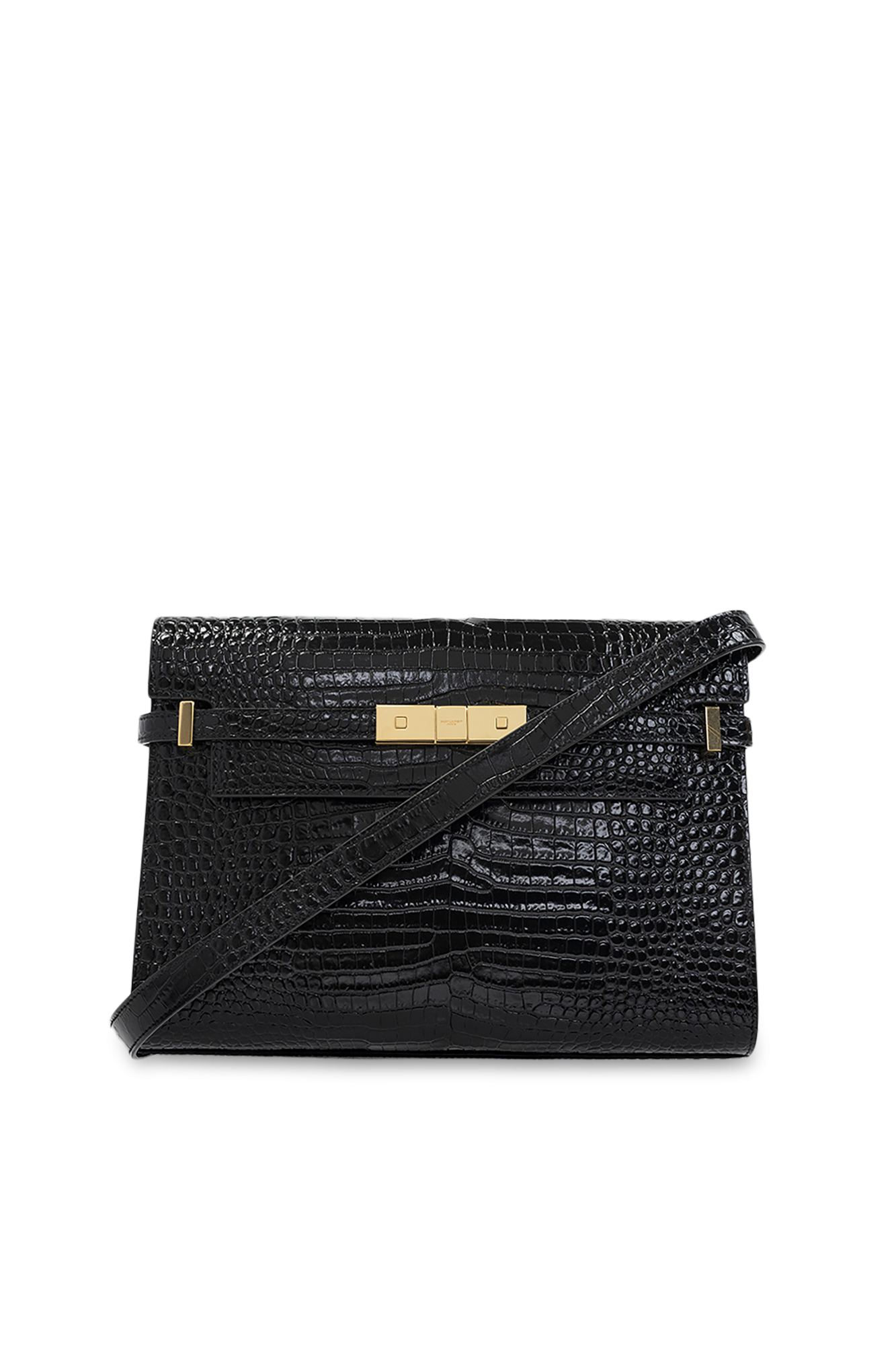Saint Laurent Torba Na Ramię ‘Manhattan’, Kobiety, Czarny