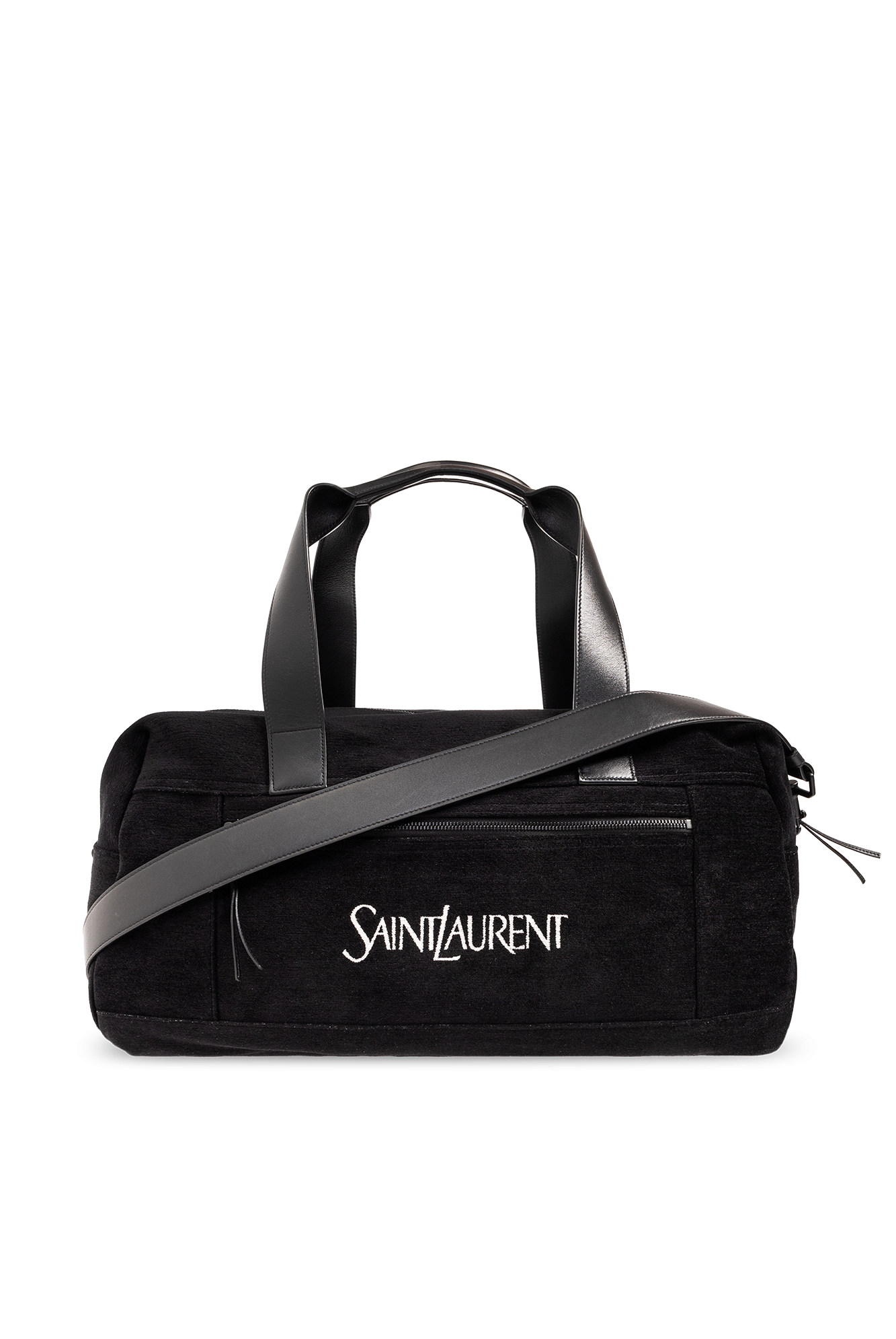 Saint Laurent Torba Podręczna Z Logo, Mężczyźni, Czarny