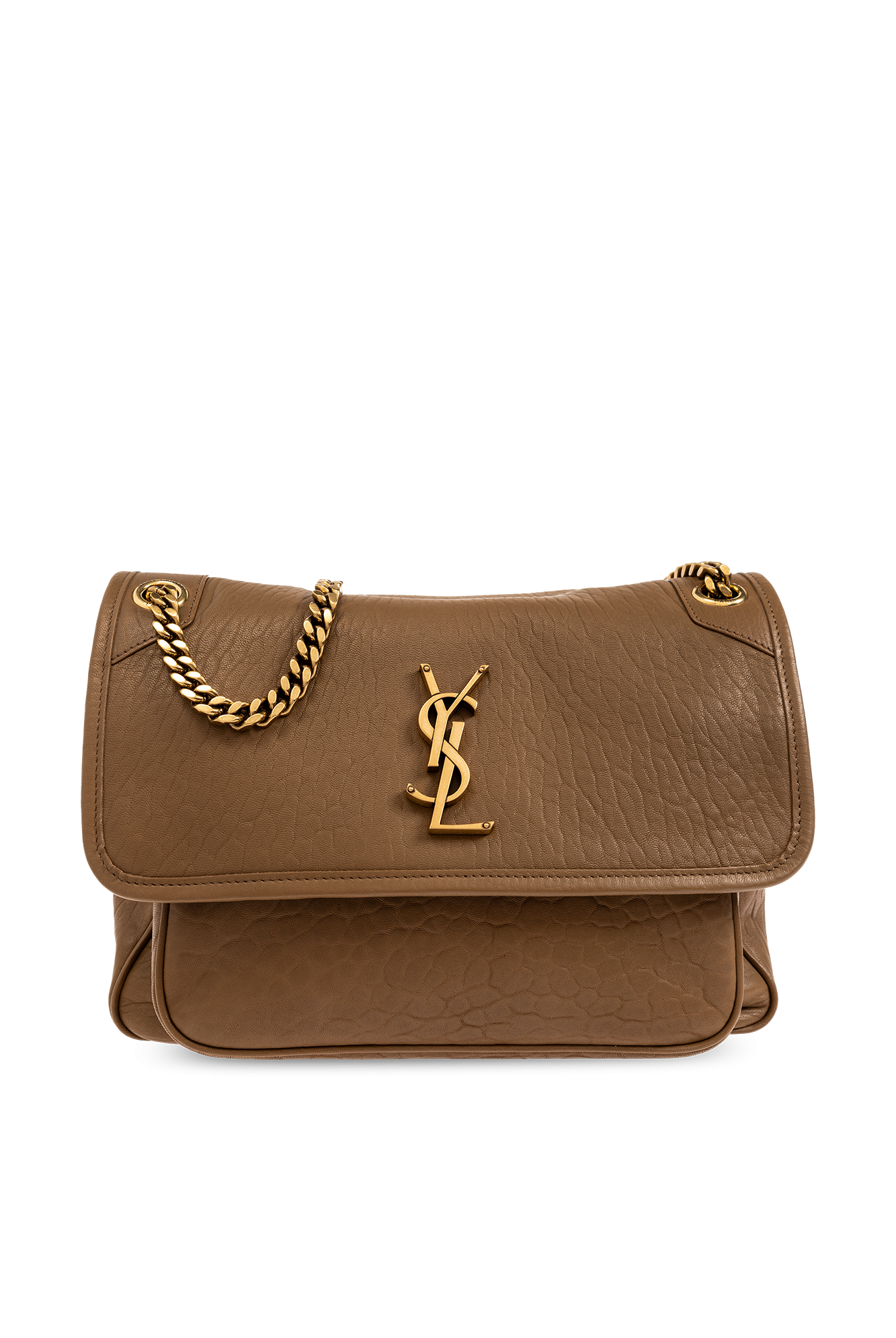 Saint Laurent Torba Na Ramię ‘Niki Medium’, Kobiety, Brązowy