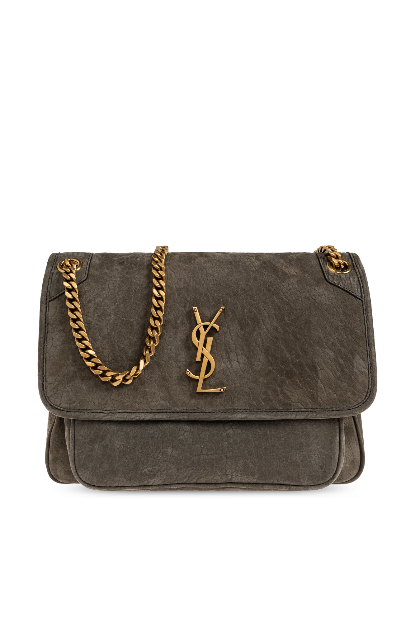 Saint Laurent Torba ‘Niki Medium’, Kobiety, Szary