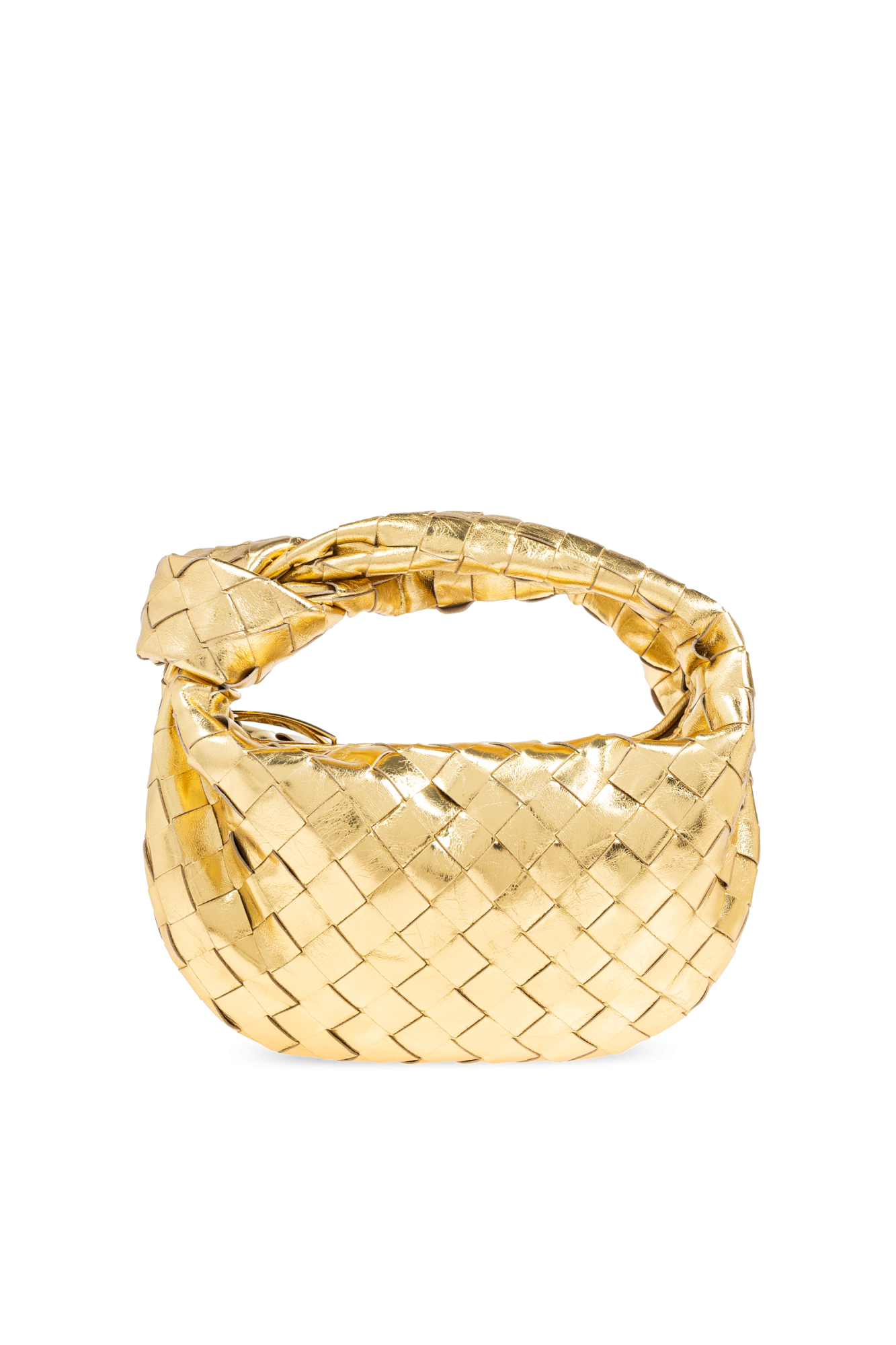 Bottega Veneta Torba Do Ręki `Mini Jodie`, Kobiety, Złoty
