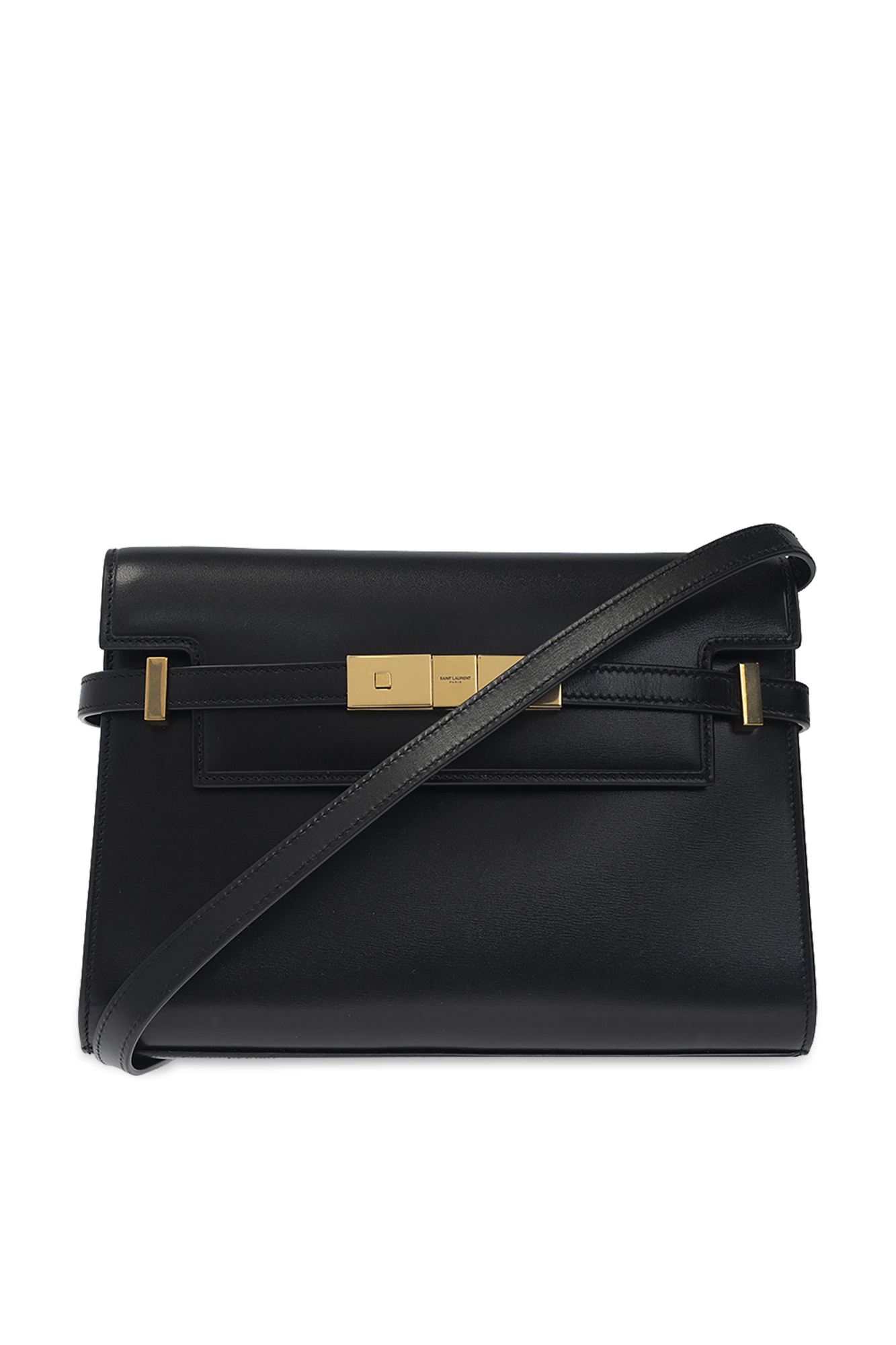 Saint Laurent Torba Na Ramię ‘Manhattan’, Kobiety, Czarny