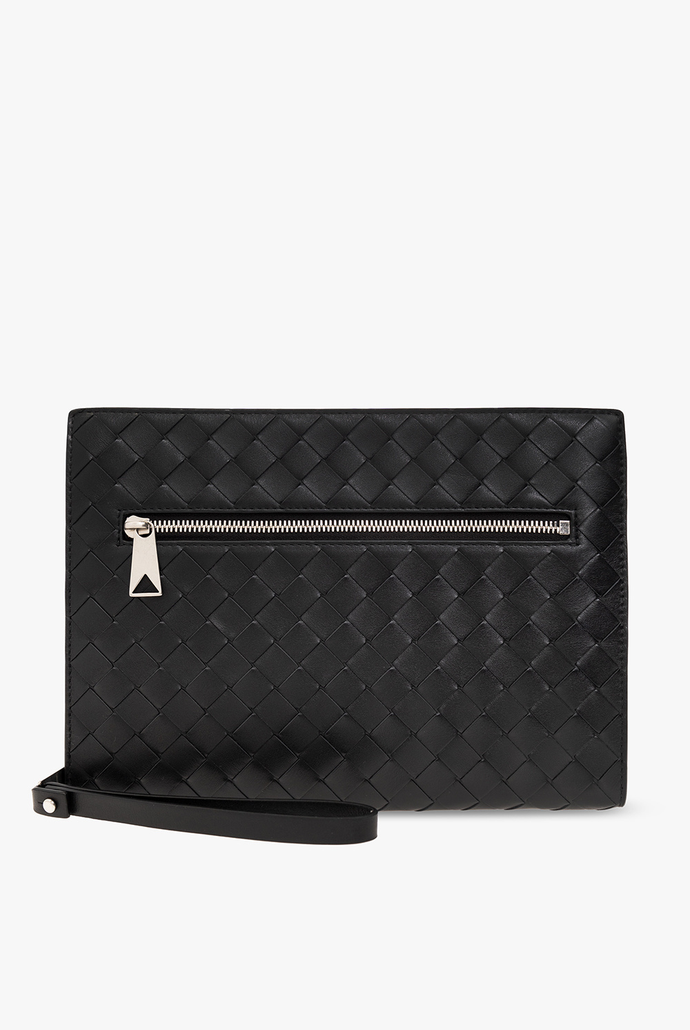Bottega Veneta Skórzana Torba Do Ręki, Mężczyźni, Czarny