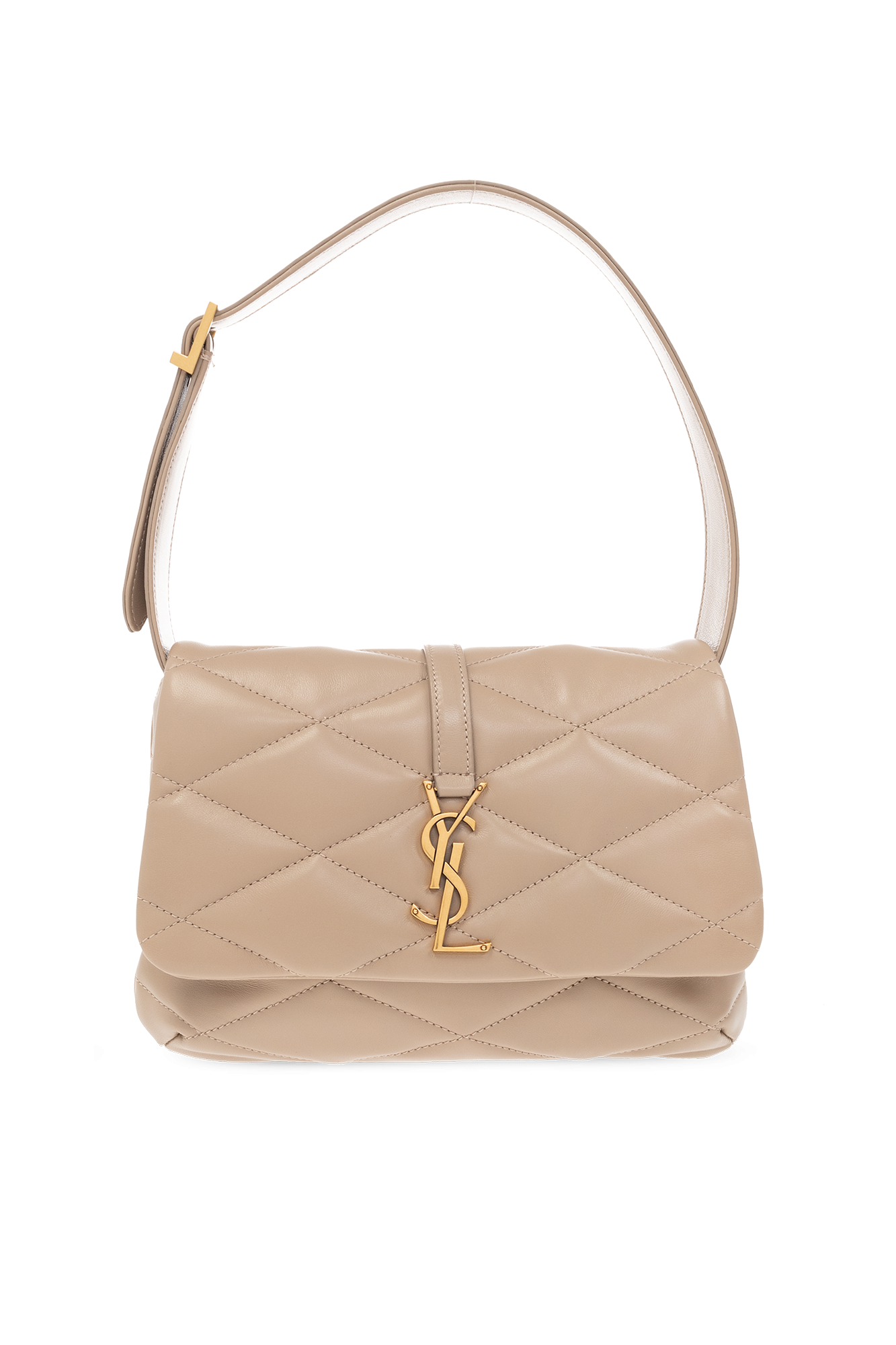Saint Laurent Torba Na Ramię ‘Le 5 A 7’, Kobiety, Beżowy