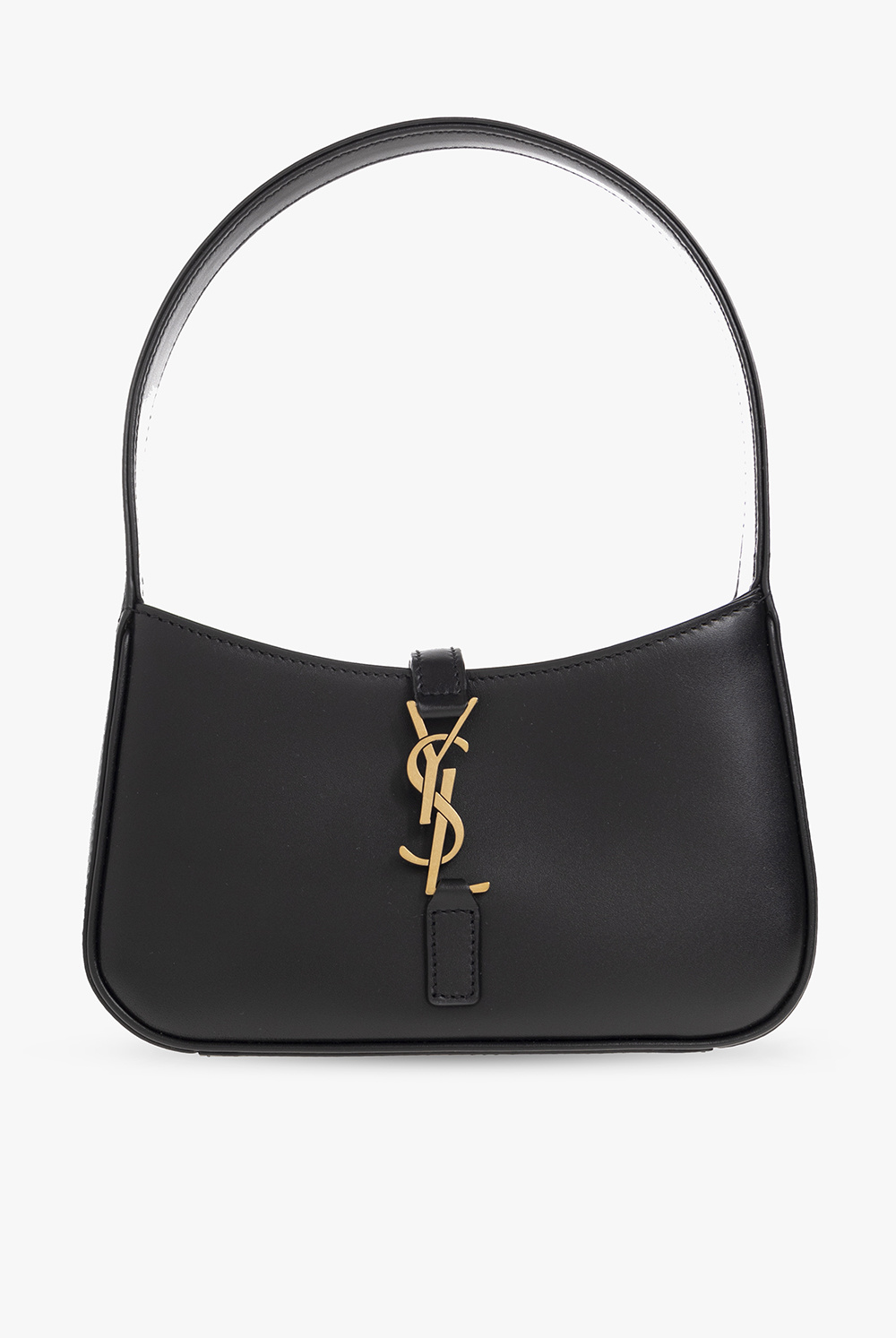 Saint Laurent Torba Do Ręki ‘Le 5 A 7 Mini’ Typu ‘hobo’, Kobiety, Czarny