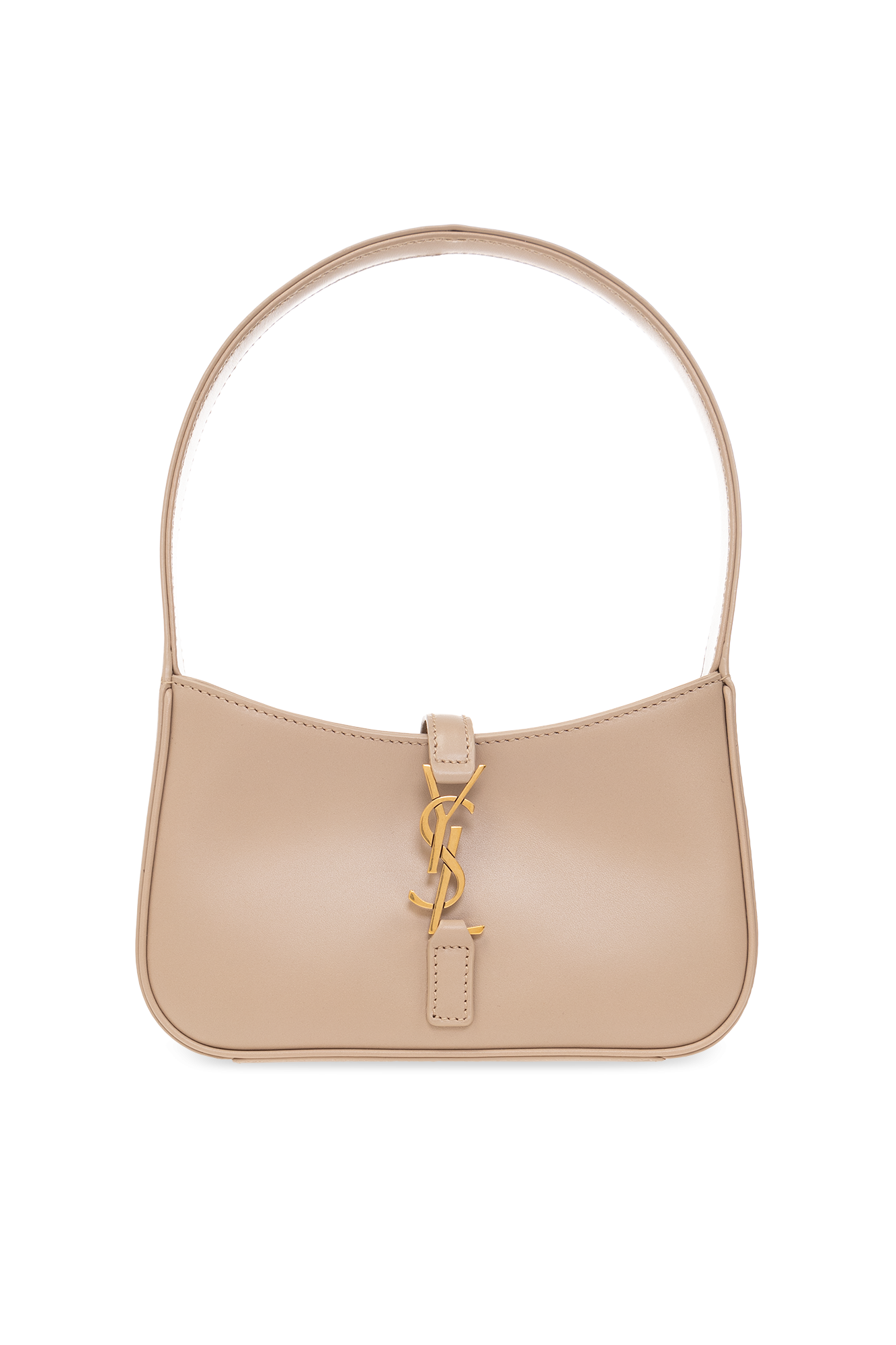Saint Laurent Torba Do Ręki ‘Le 5 A 7 Mini’ Typu ‘hobo’, Kobiety, Beżowy
