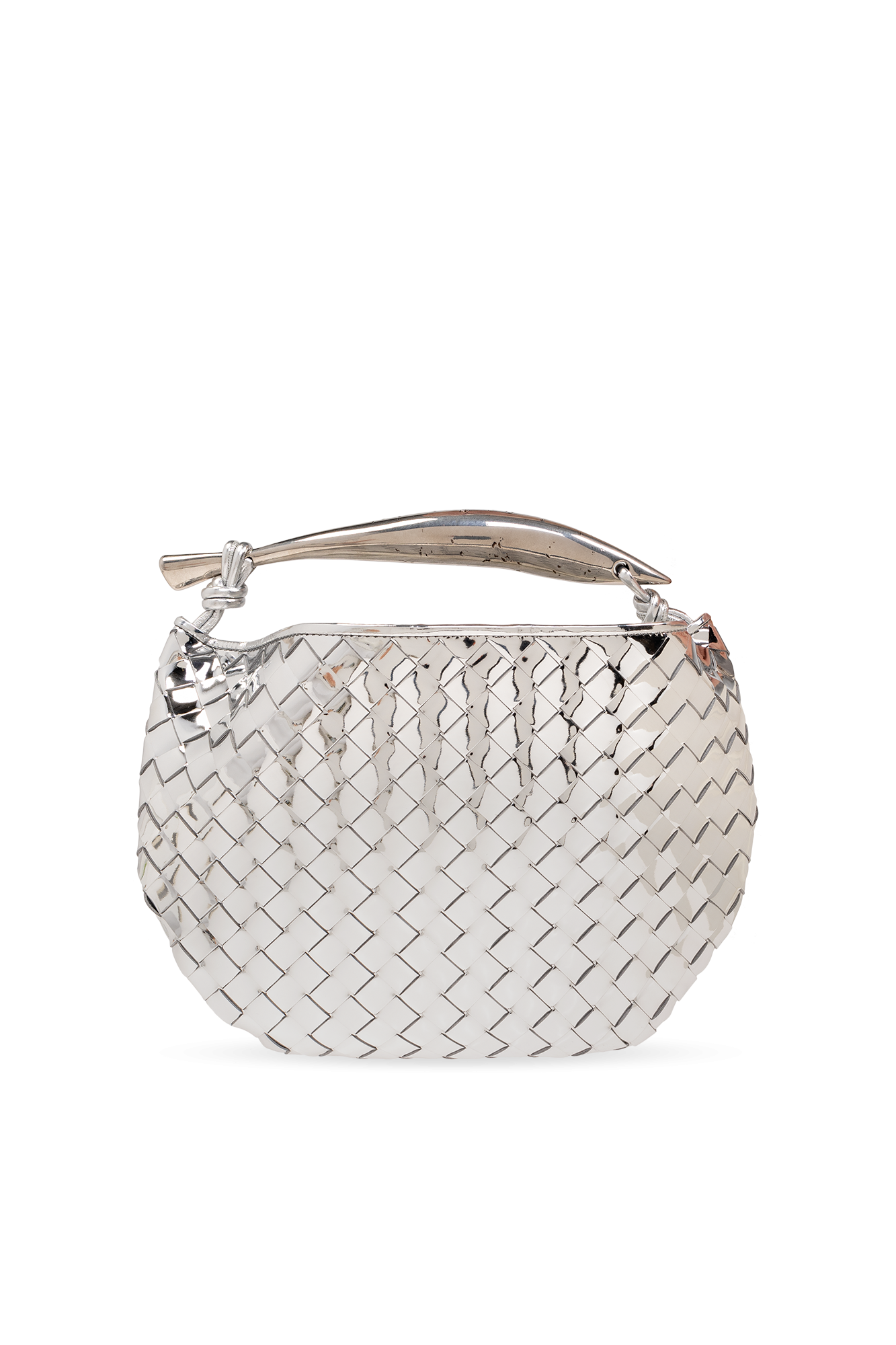 Bottega Veneta Torba Do Ręki ‘Sardine Small’, Kobiety, Srebrny