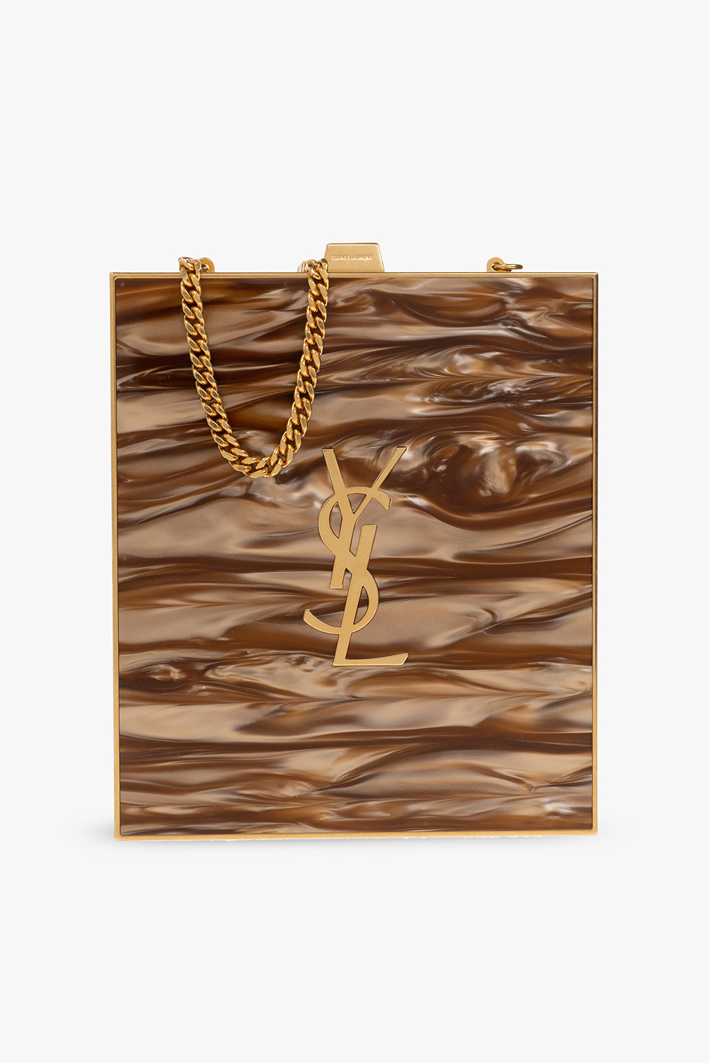 Saint Laurent Torba Na Ramię ‘Tuxedo Box’, Kobiety, Brązowy