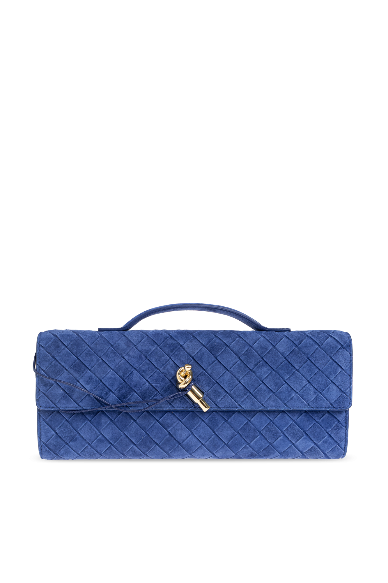 Bottega Veneta Kopertówka ‘Andiamo Small’, Kobiety, Niebieski