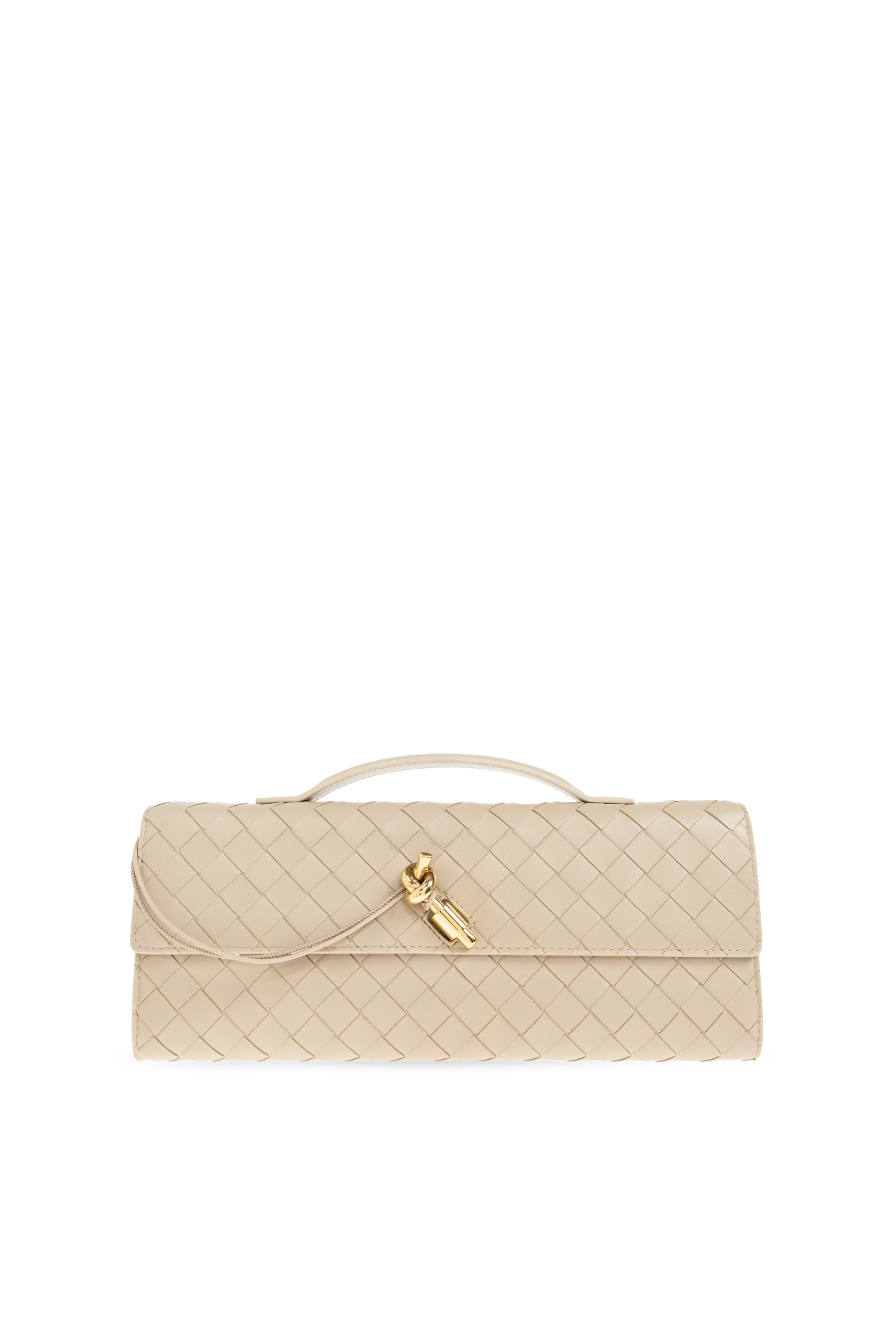 Bottega Veneta Kopertówka `Andiamo`, Kobiety, Beżowy