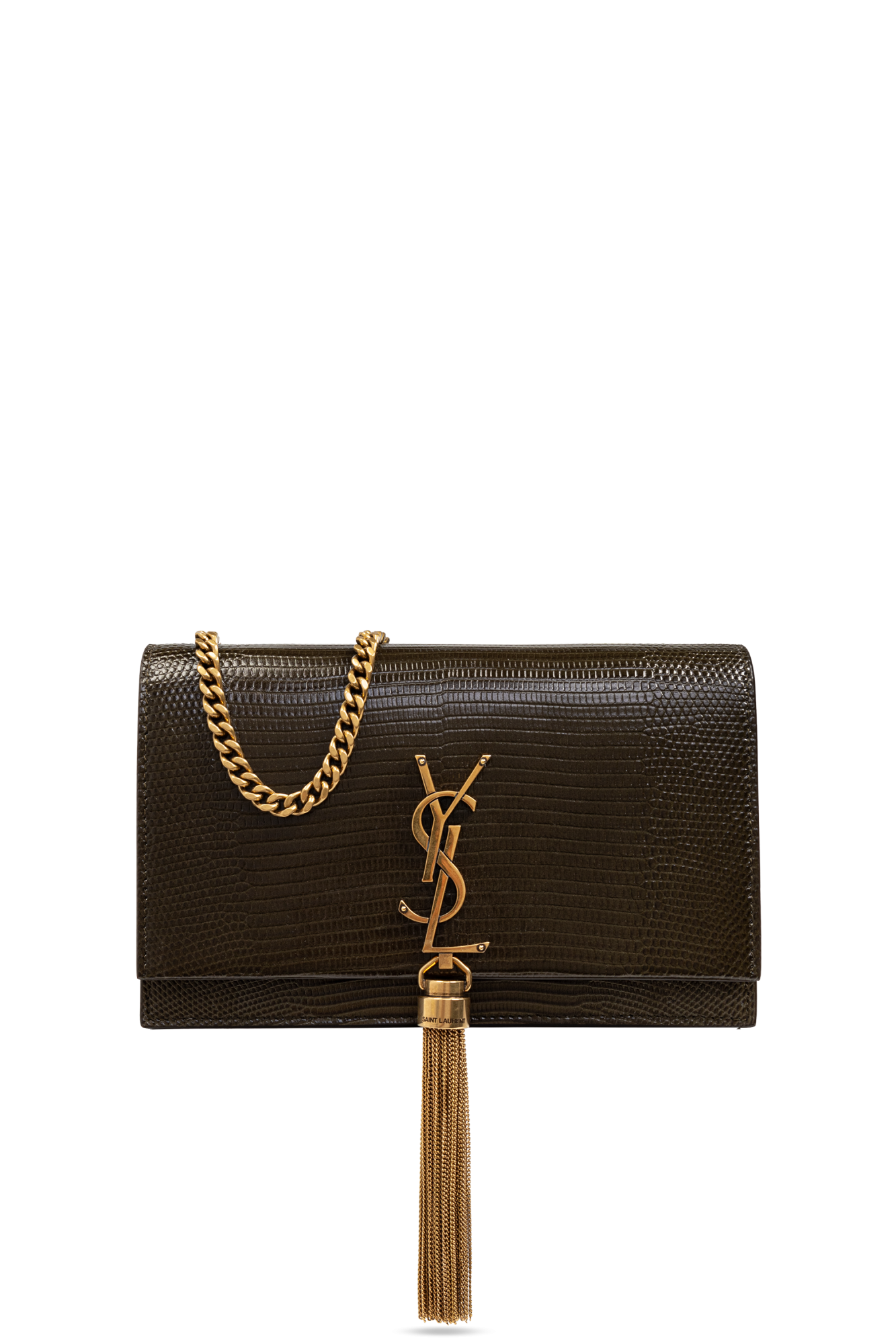 Saint Laurent Torba Na Ramię `Kate`, Kobiety, Zielony