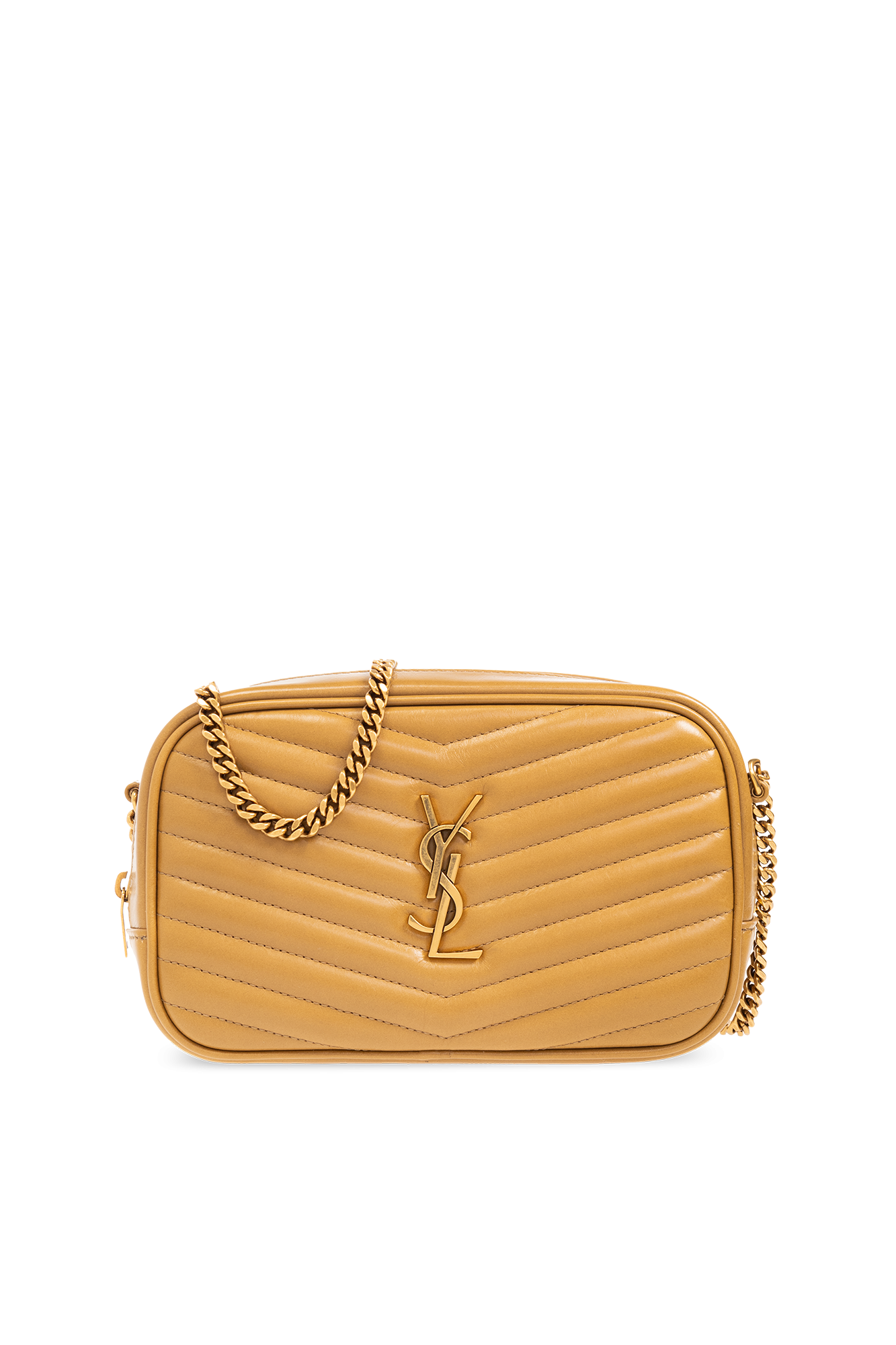 Saint Laurent Torba Na Ramię ‘Lou Mini’, Kobiety, Brązowy