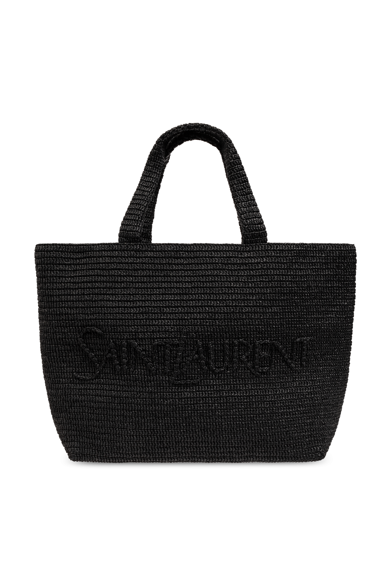 Saint Laurent Torba Typu ‘shopper’ Z Logo, Mężczyźni, Czarny