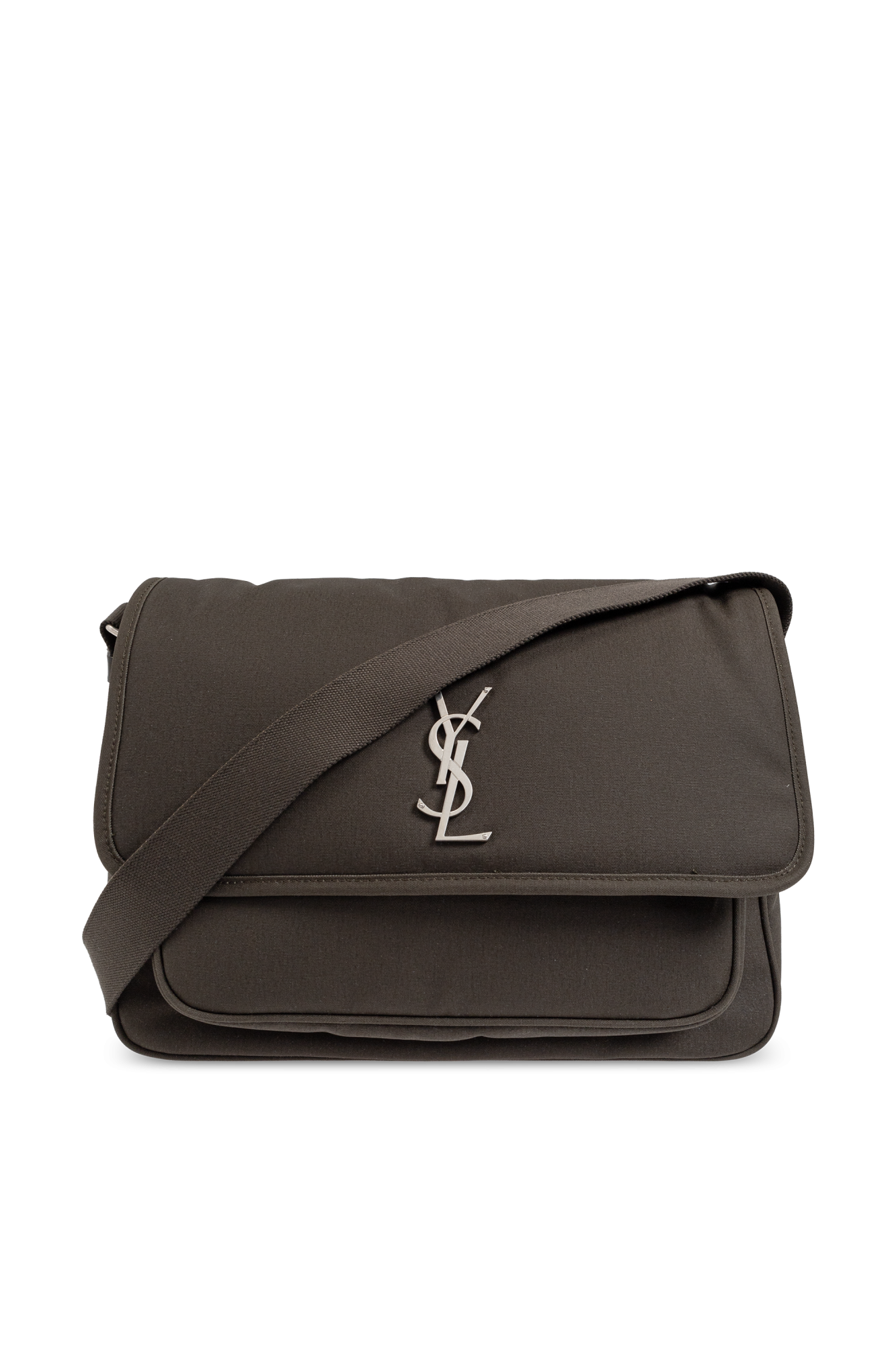 Saint Laurent Torba Na Ramię `Niki`, Mężczyźni, Szary