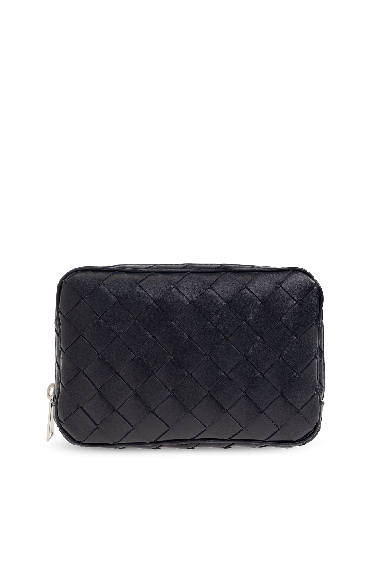 Bottega Veneta Skórzana Torba Do Ręki, Mężczyźni, Granatowy